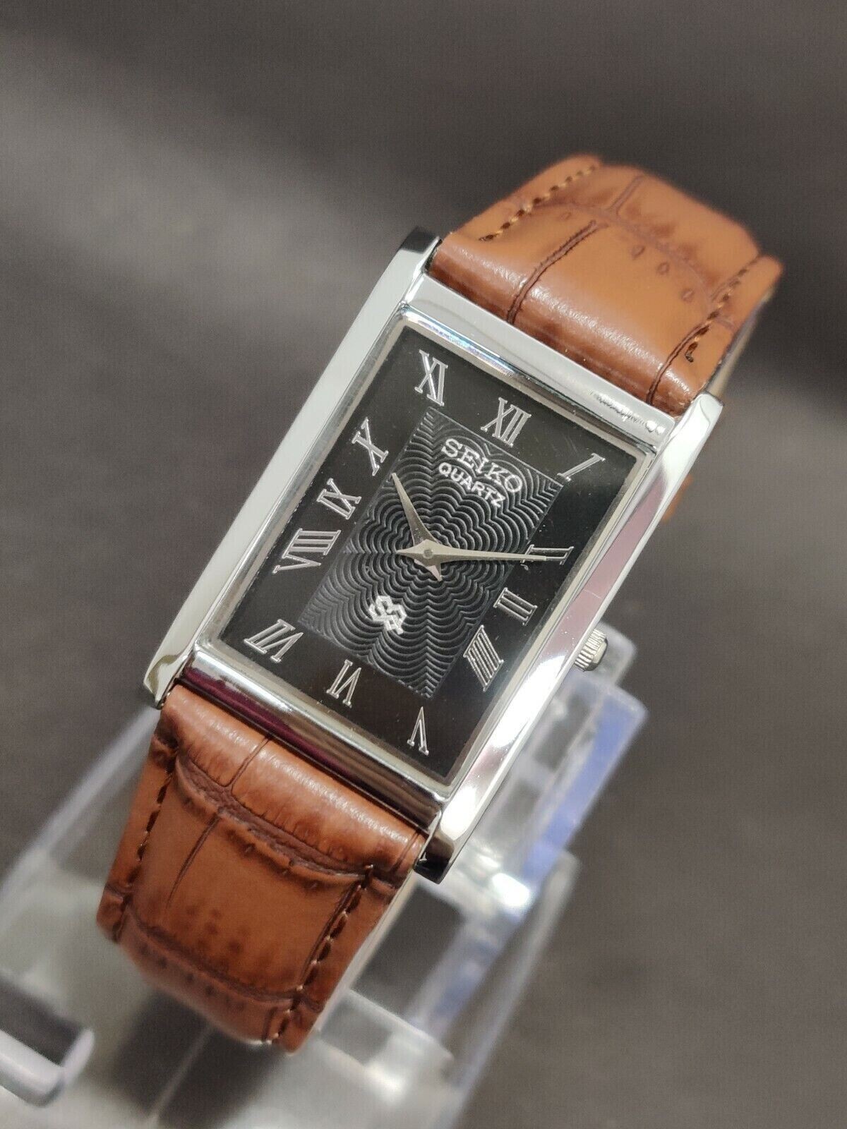 Vintage Seiko Slim Quartz Men’s Wrist Watch – Comes With New Battery, New Band