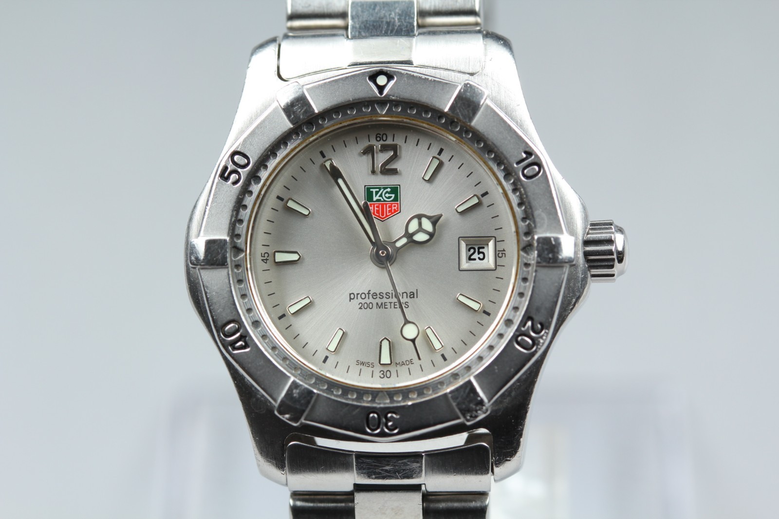[ Near MINT ] TAG Heuer Professional 2000 WK1312-0 Silver Ladies Quartz QZ Watch