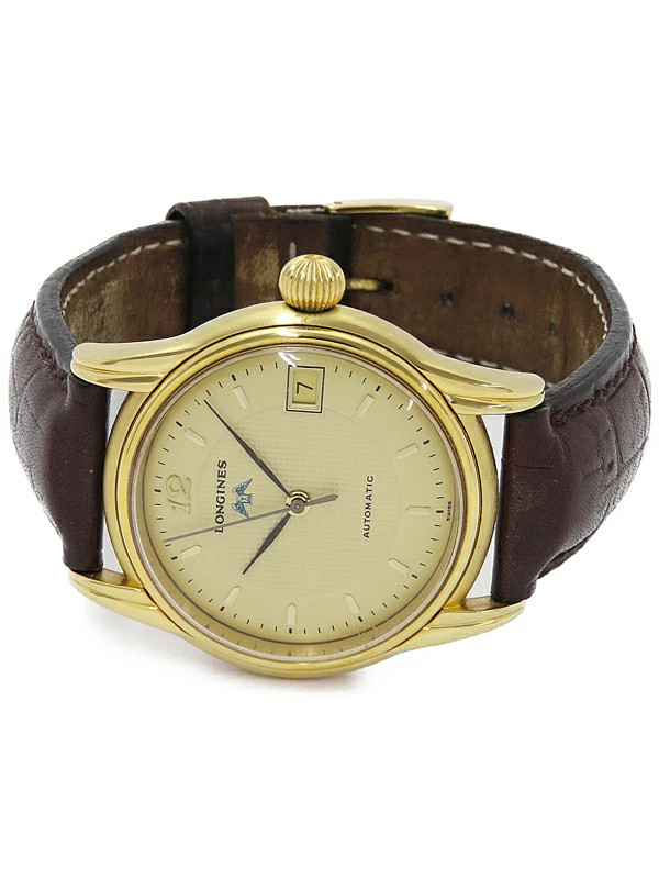 Longines Monument Men’s Gold Automatic Watch +1 Month Warranty From Japan