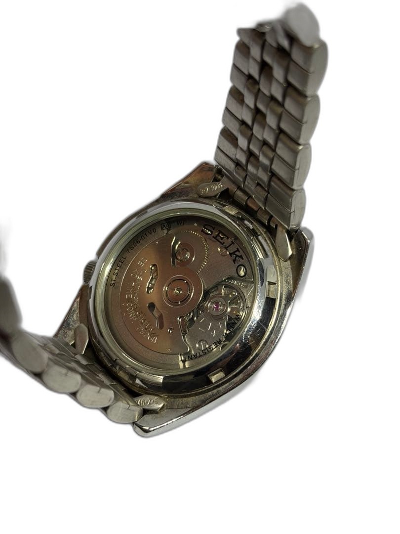 SEIKO 5 Automatic Wristwatch 7s26-01v0 Pre-owned – Fair