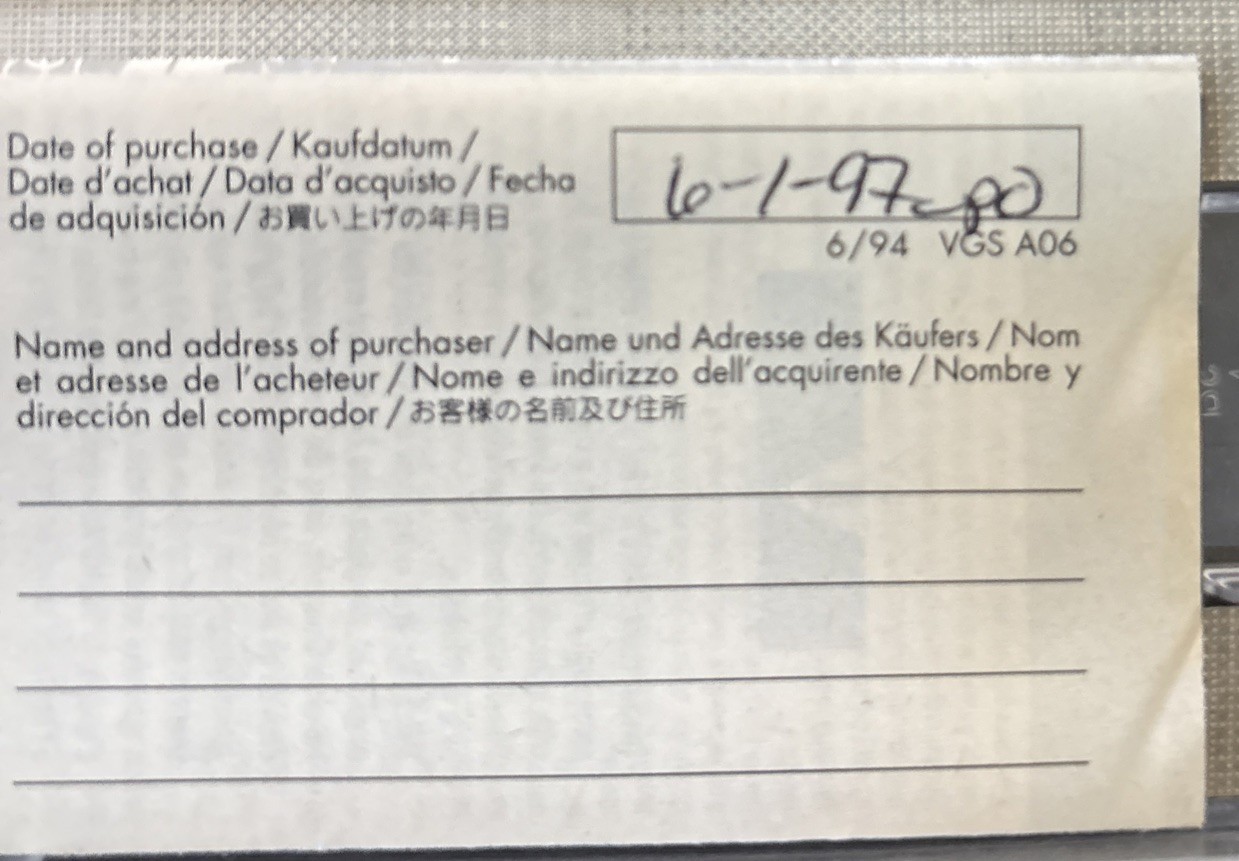 1996 Swatch Automatic – SAN102 – BARU – NOS ## RARE ##