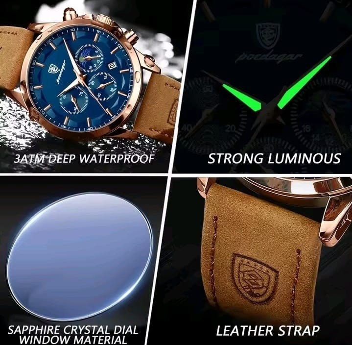 Millionaire Luxury and premium Waterproof wristwatch for Men
