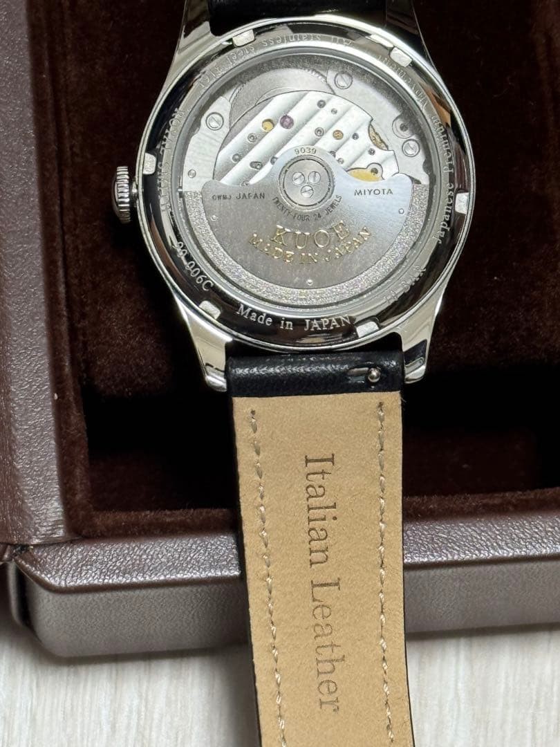 KUOE Kyoto Royal Smith 90-006 Automatic Watch Ivory Dial 35mm Box Set