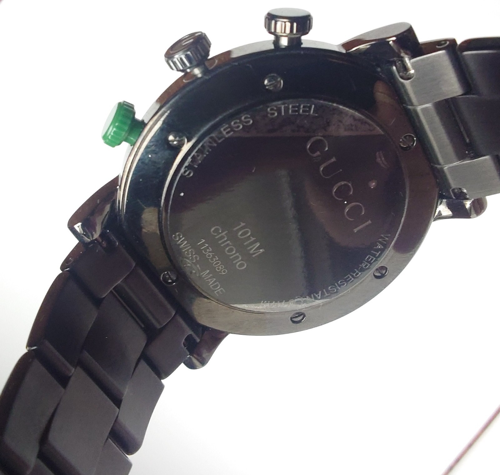 Gucci G‑Chrono YA101331 Unworn Serviced 2026 Full Set Box Links 44mm