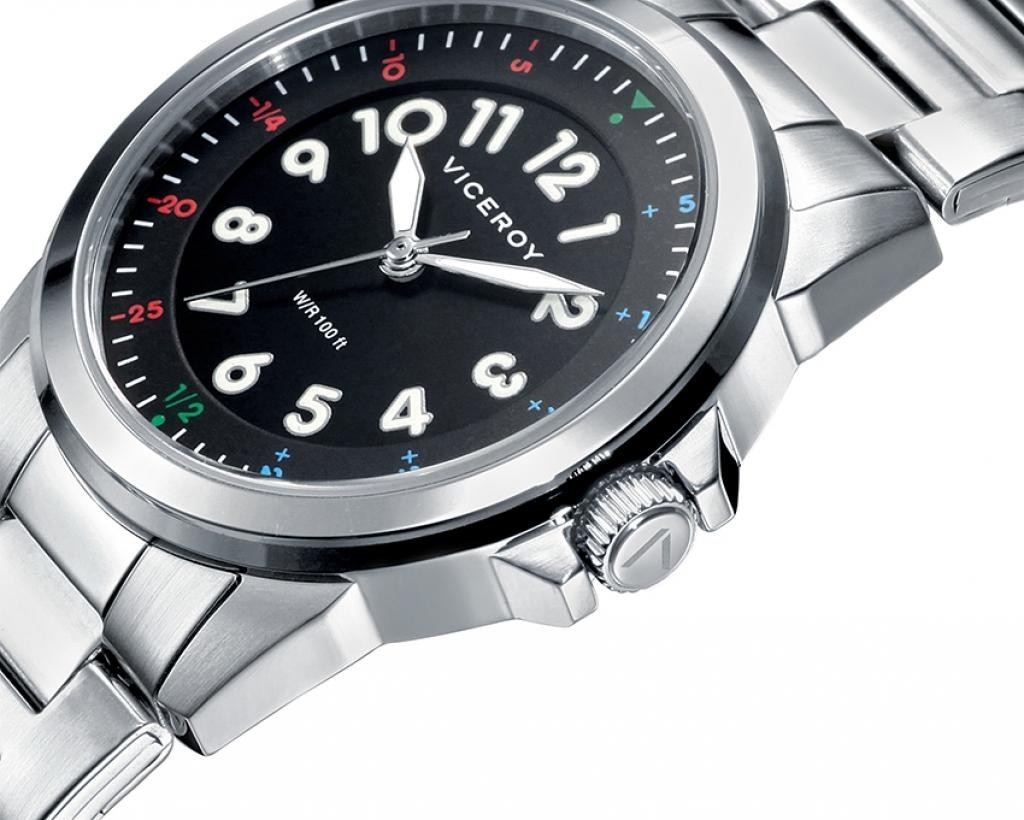 Viceroy Watch Boy Communion 42213-55 Steel Black Dial 33 Mm – 3 Years Warranty