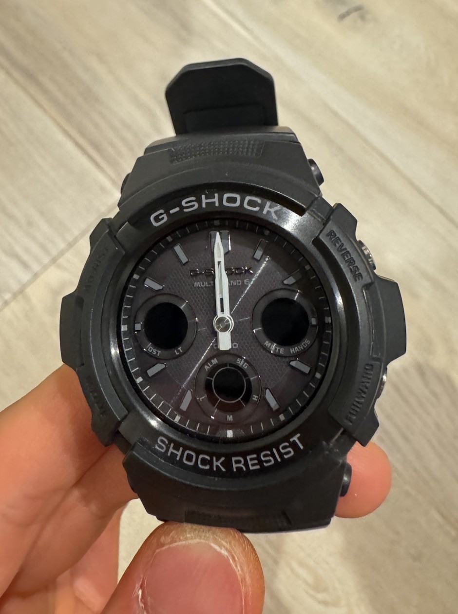 Casio G-Shock AWG-M100 Multiband 6 Tough Solar Water Resistant 20 BAR Black 5230