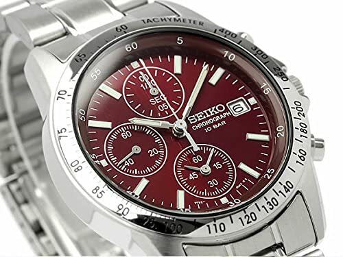 SEIKO SEIKO SPIRIT SBTQ045 Chronograph Men’s Watch 10 BAR Red New in Box