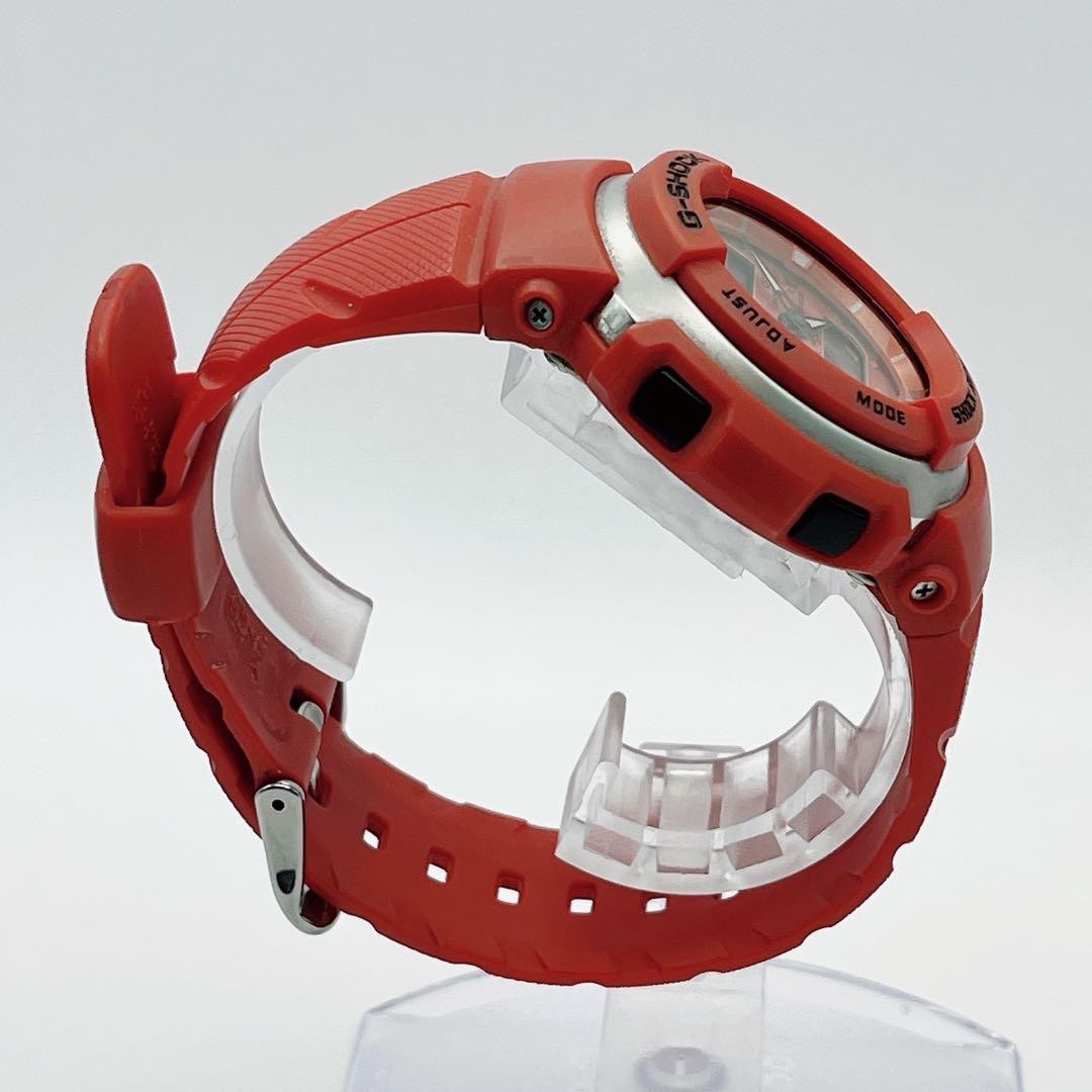 CASIO G-SHOCK G-300C-4A Orange Men’s Digital Analog Watch Used Japan