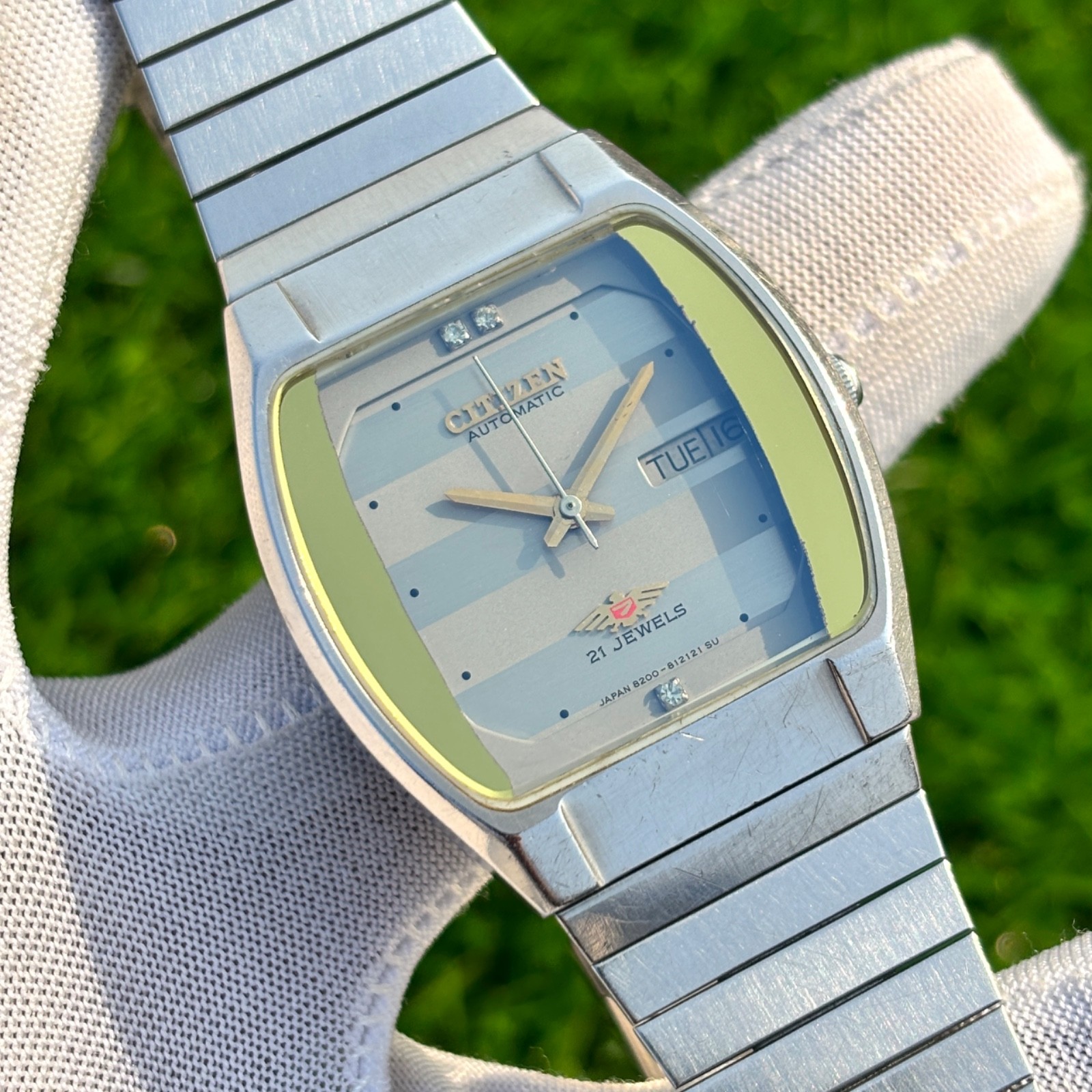 Vintage Citizen Dress Formal 7 Eagle Automatic Japan Made Men’s Watch 4-823460
