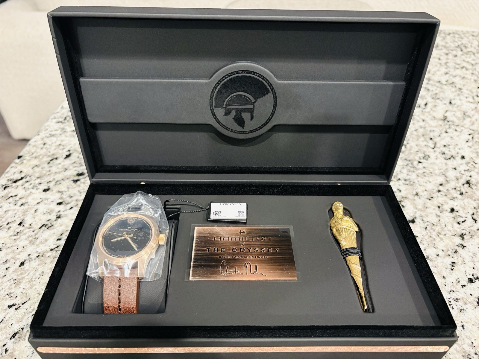 Hamilton x The Odyssey Limited Edition Bronze Case Black Dial Box Papers