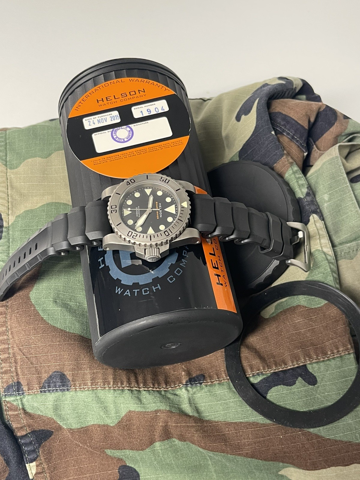 Helson Shark Diver 2000M |m | RARE | 45MM