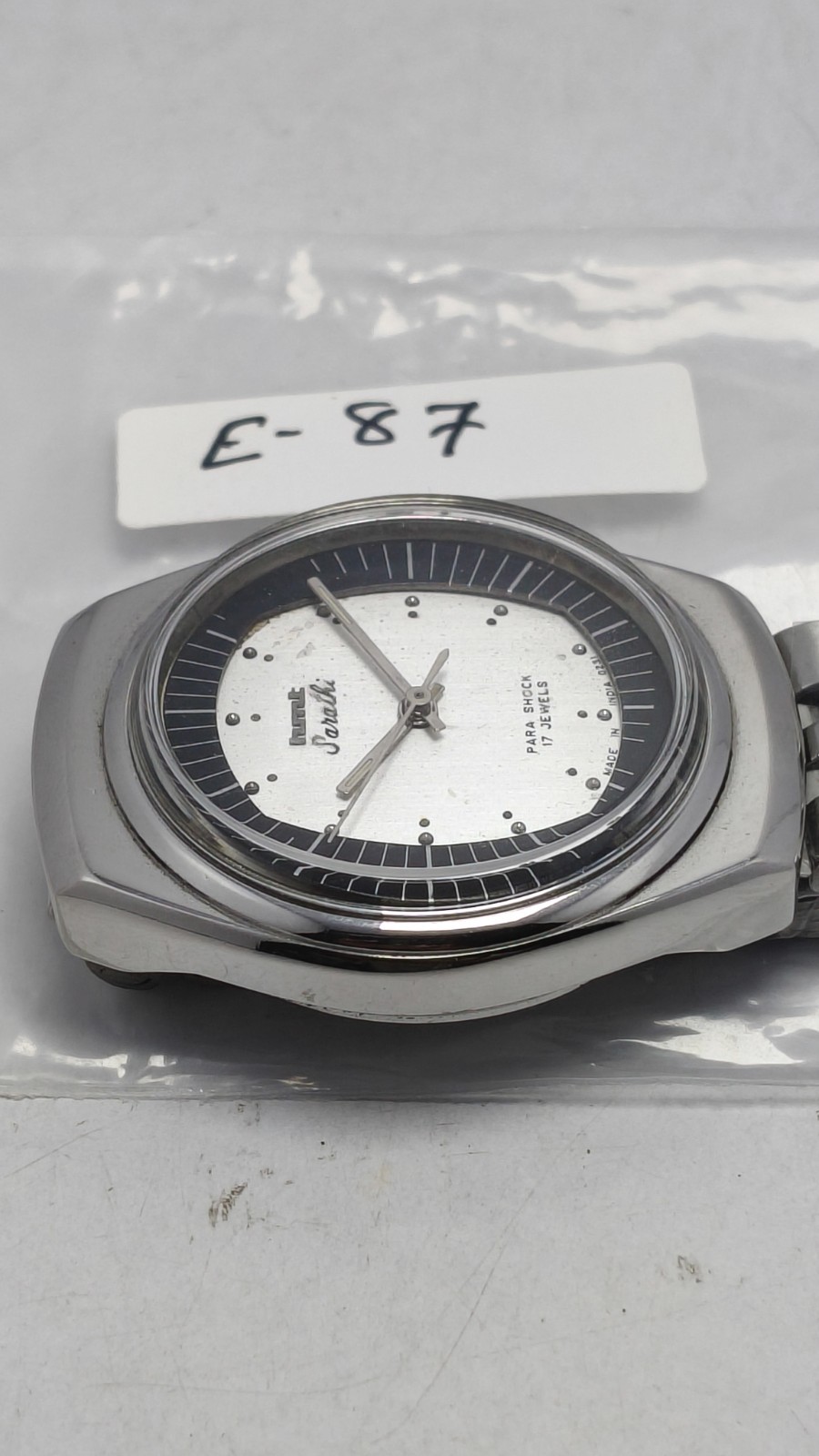 HMT Sarathi 17J Hand Winding Wrist Watch For Men’s In Working Condition