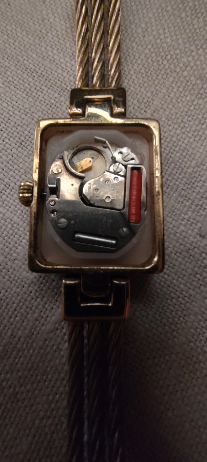 Anne Klein 753M Thailand Movement Rectangular Quartz Watch