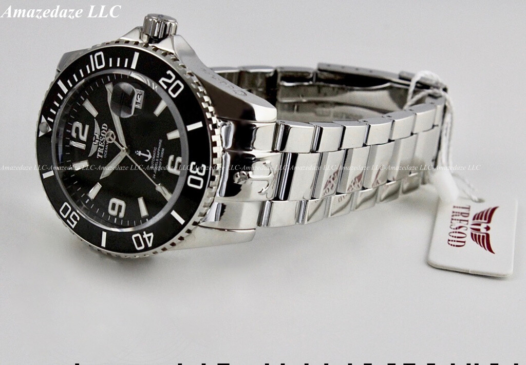 Tresod Mens 300M Ocean Master Sapphire Crystal Ceramic Bezel 24J Automatic Watch