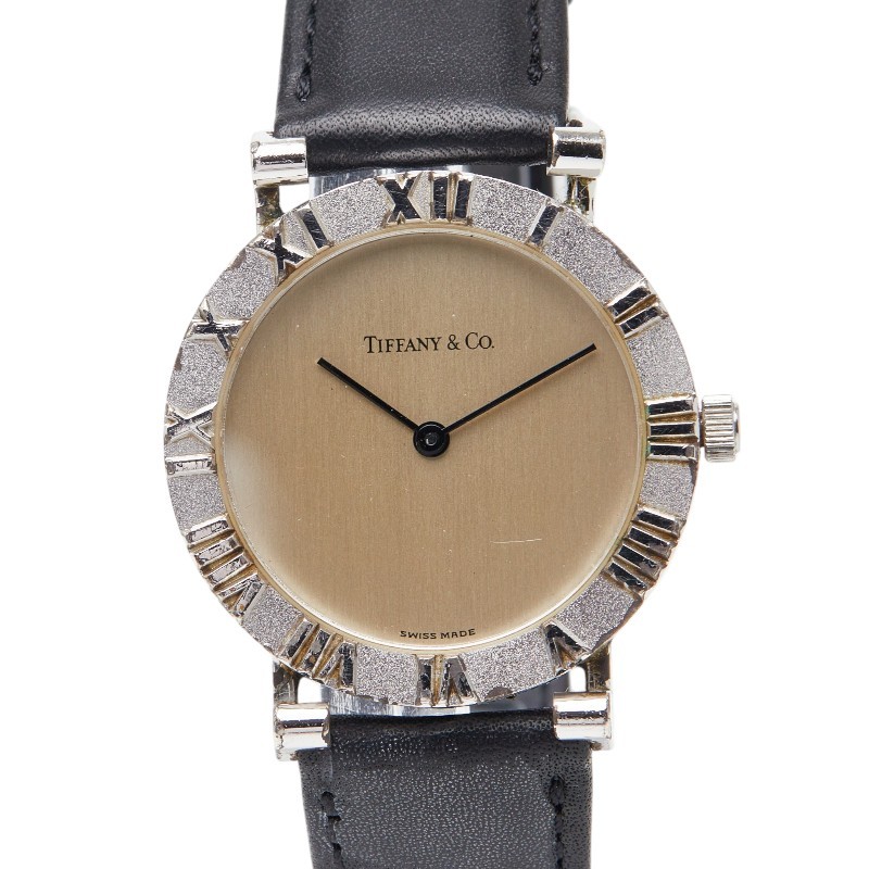 TIFFANY&Co. Atlas Watches M0640 Quartz Silver dial Women 【Used】