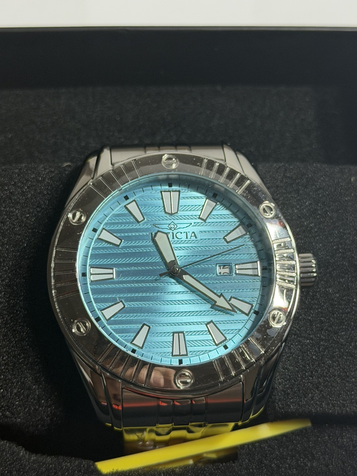 Invicta Women’s Watch Angel Quartz Blue Dial Silver Tone Bracelet 50386