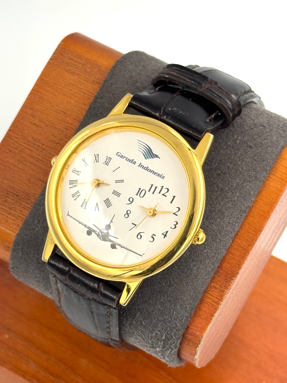 garuda indonesia 35mm Men Quartz Watch for Parts not working -f1236