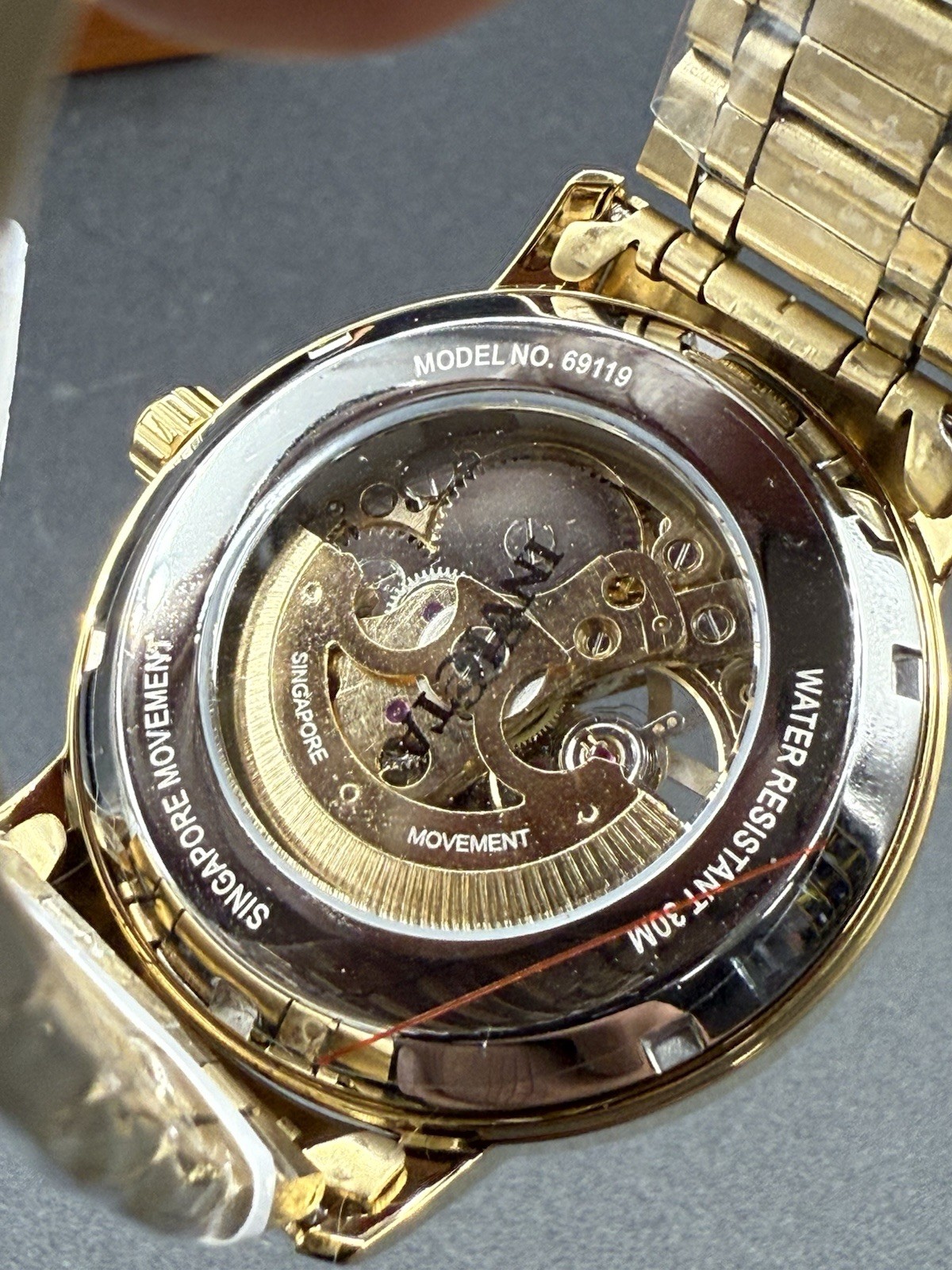 Invicta Objet D Art Automatic Men’s Watch w/ Skeleton Dial – 42.5mm, Gold 69119