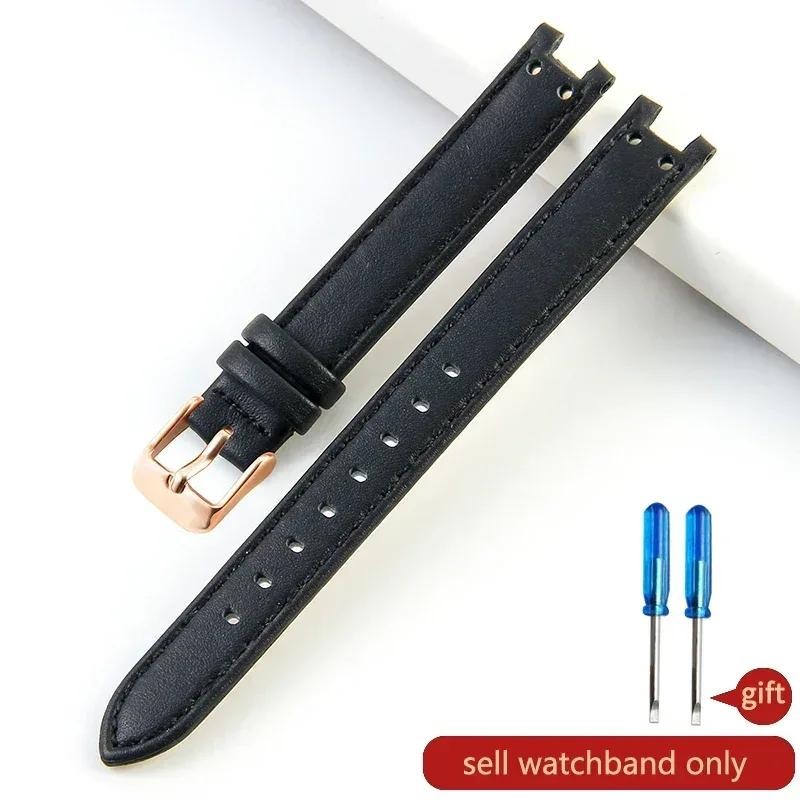 for Anne Klein Quality Genuine Leather Watch Band Straps Women Ak2618 2157 2156