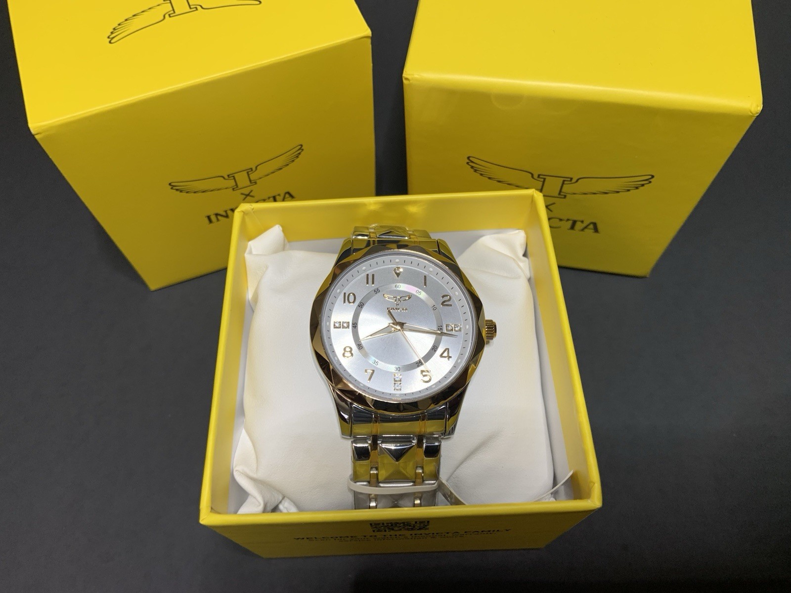 Invicta Men’s Watch- Specialty I by Invicta White Dial Two Tone Bracelet | 69023