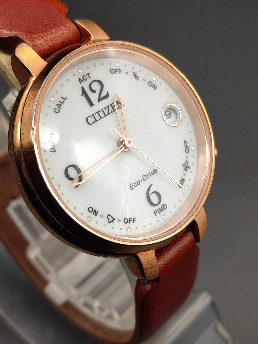 Citizen Xc EE4029-17A Eco-Drive Bluetooth Ladies Watch White Dial Japan
