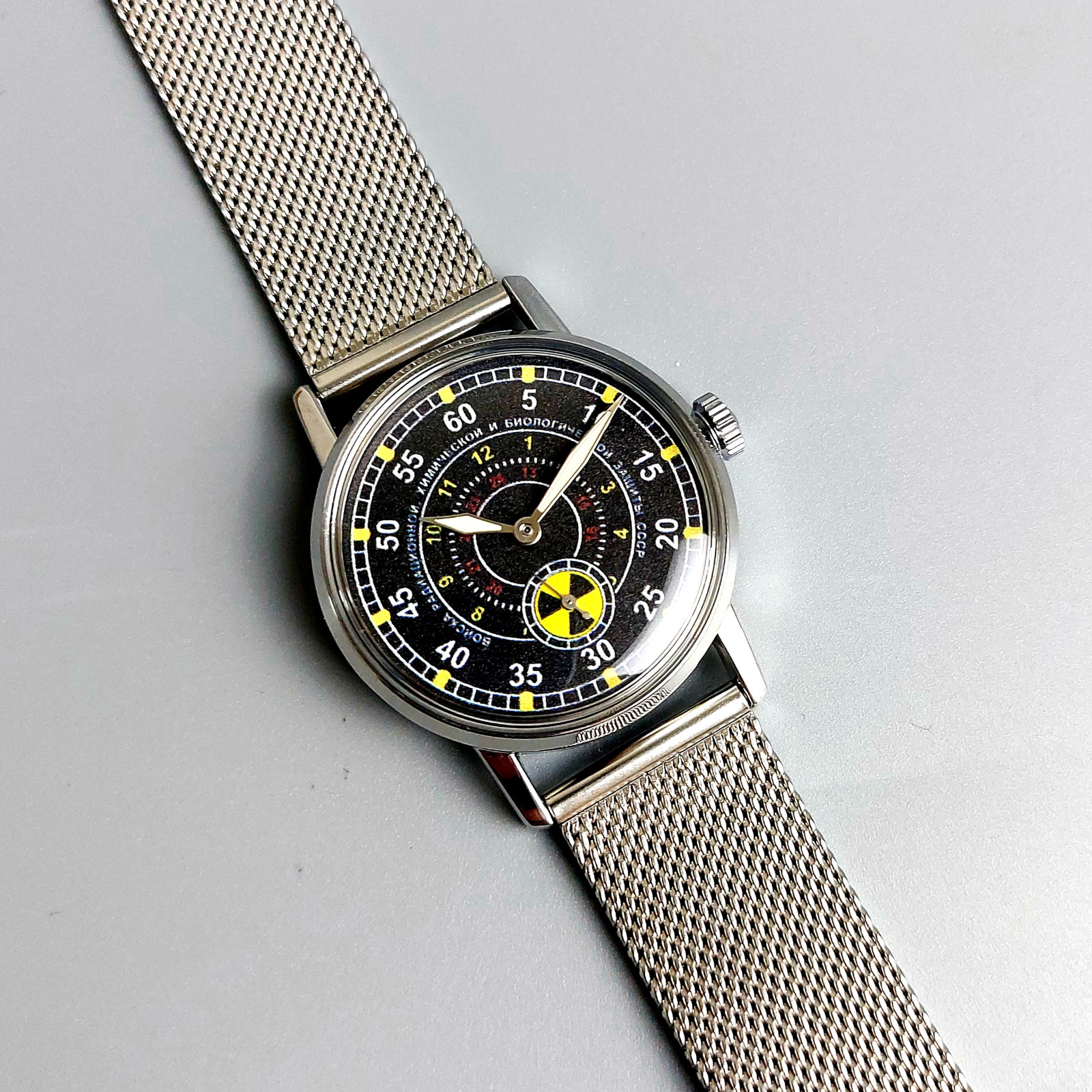 Soviet Wristwatch Pobeda Military Vintage Mechanical Men’s Watch Serviced