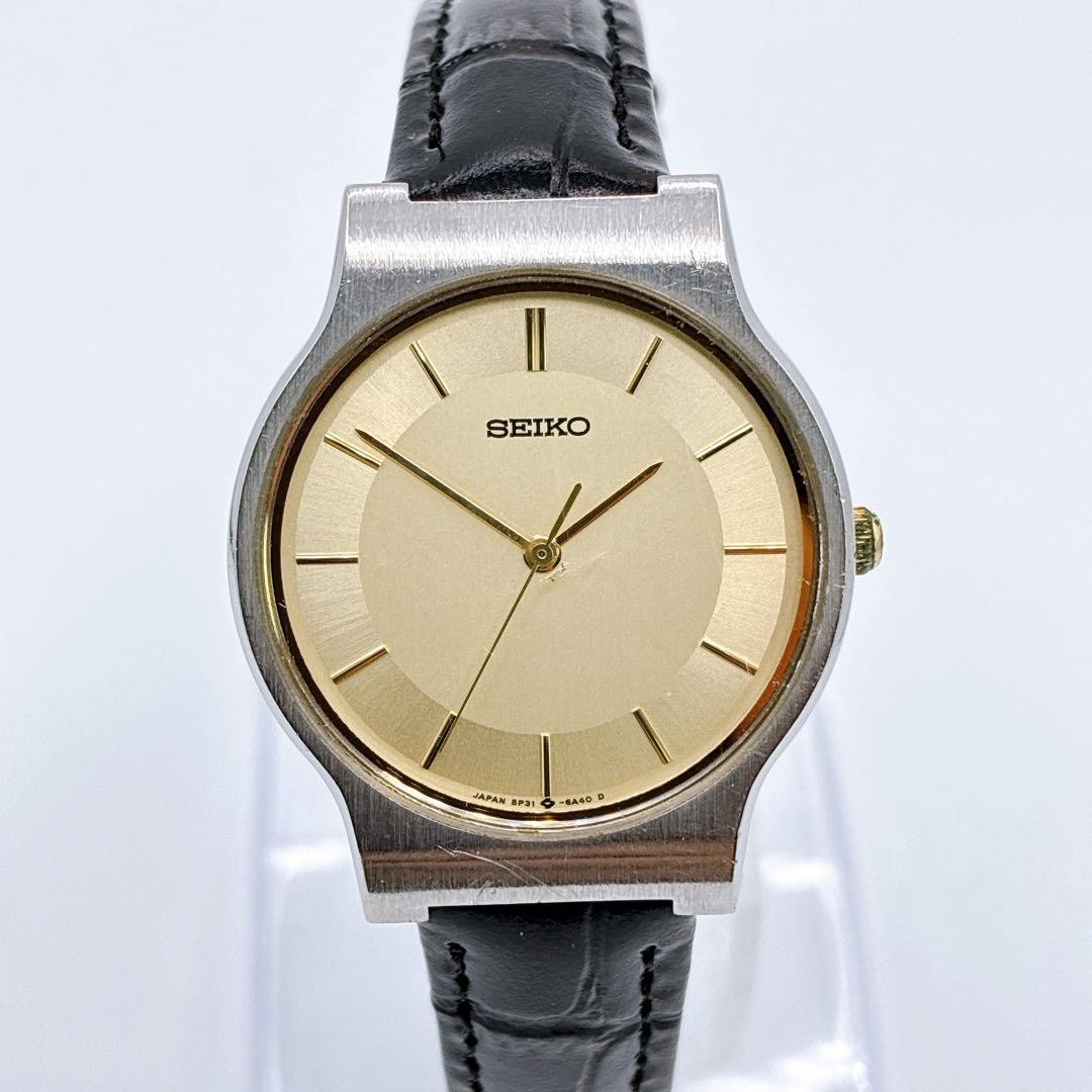 Made in 1988 SEIKO 5P31 6A2A Slim Vintage Seiko