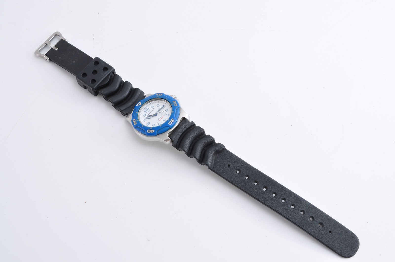 SEIKO ALBA V322-0A00 Quartz Day Date Men’s Watch New Battery w-11044