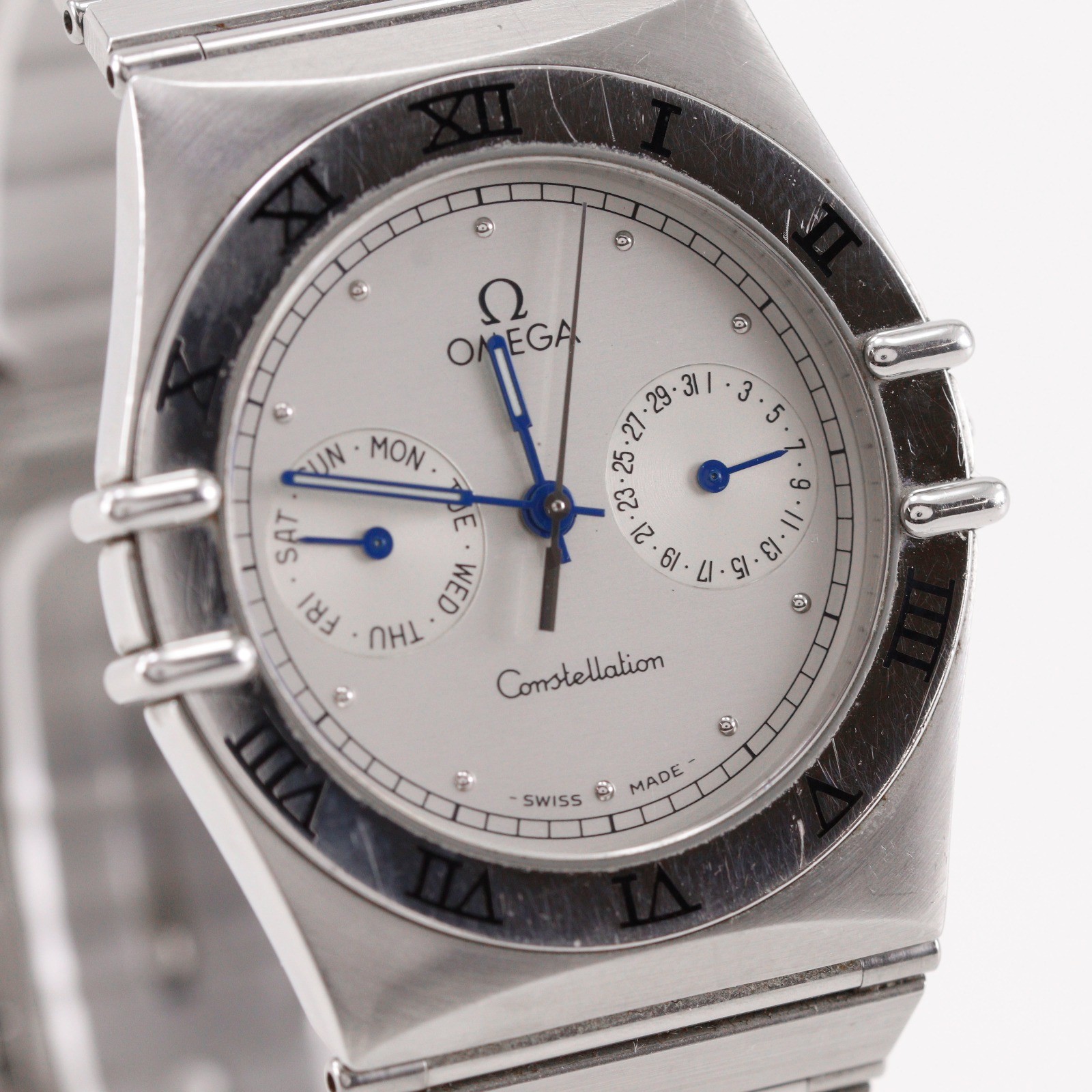 OMEGA Constellation Watches 1502.30 Day date SilverDial Stainless Steel Qu…