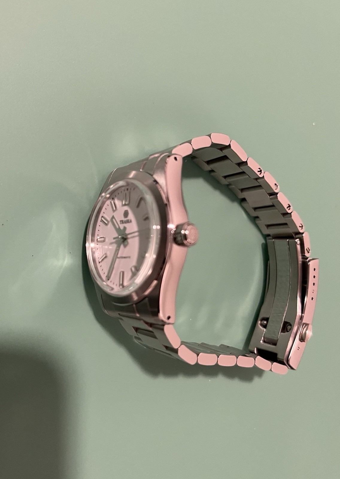 Traska Commuter Automatic Watch 34mm – Arctic White (Ref. 7232)