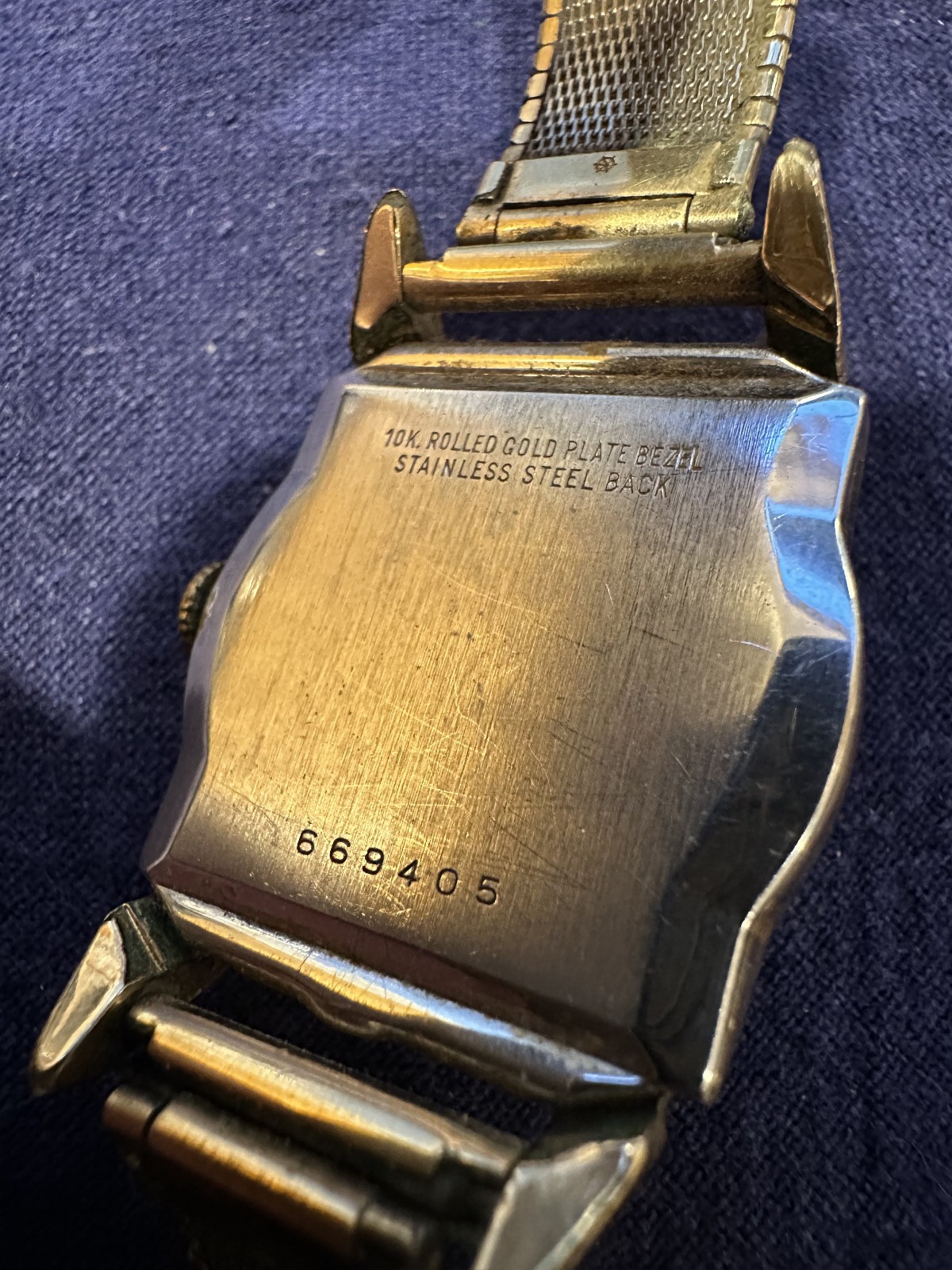 VINTAGE Benrus Endurable Art Deco Tank Watch – 10K RGP Bezel – RUNNING – Swiss M