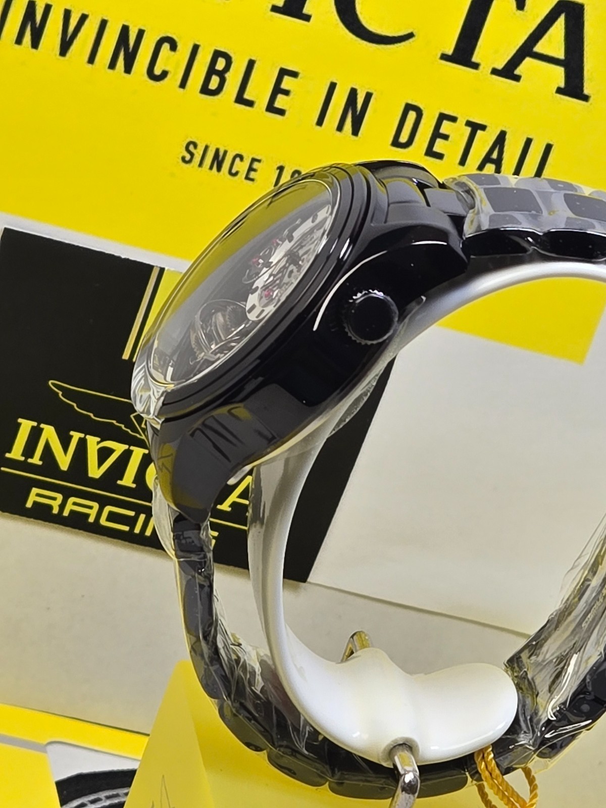 Invicta Specialty Twin-Axis Men’s Watch Skeleton Dial- 46mm Black NEW!