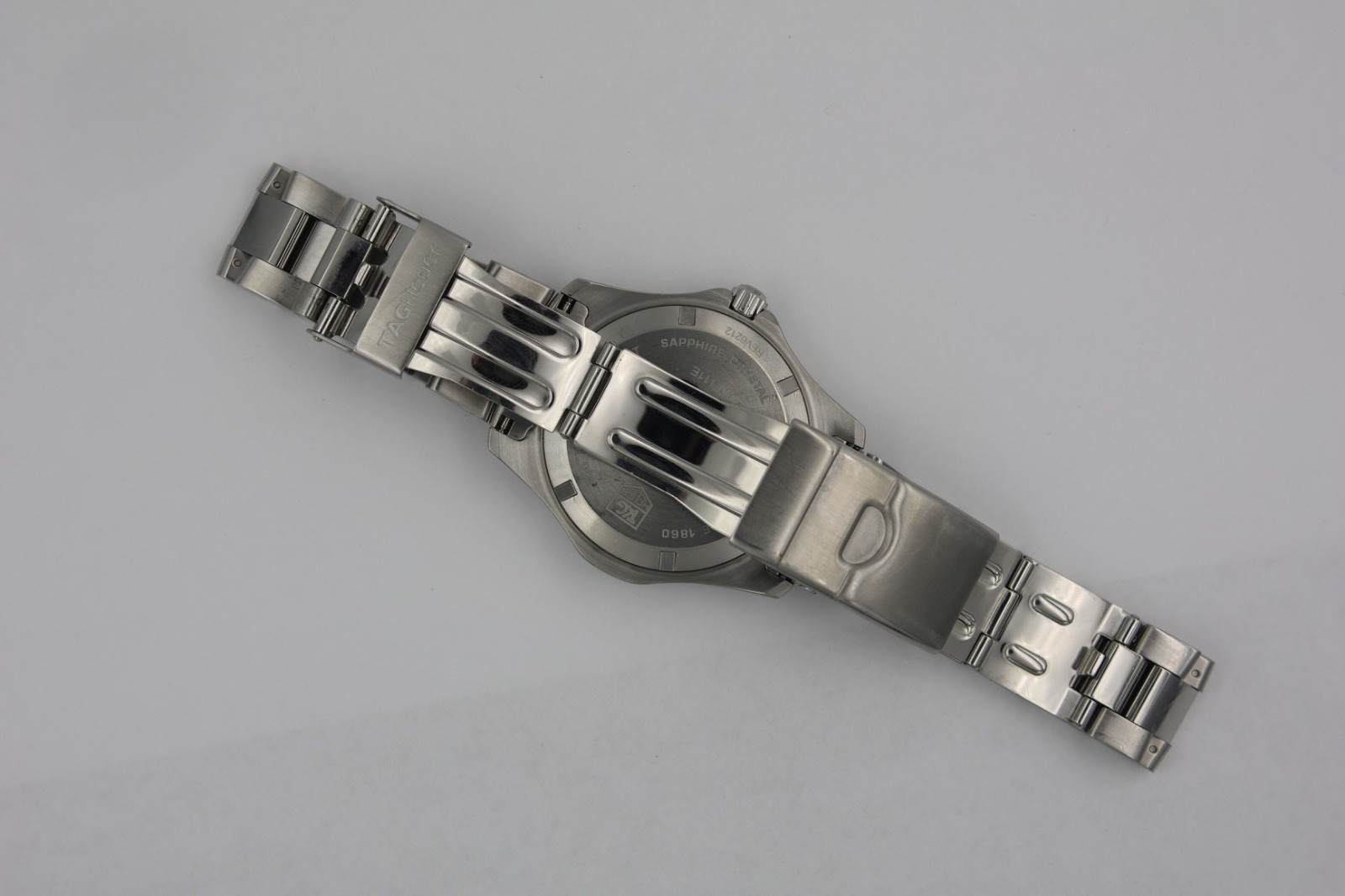 TAG Heuer WAF111E.BA0801 Mens Aquaracer Series Quartz Watch Gray & Silver 300M