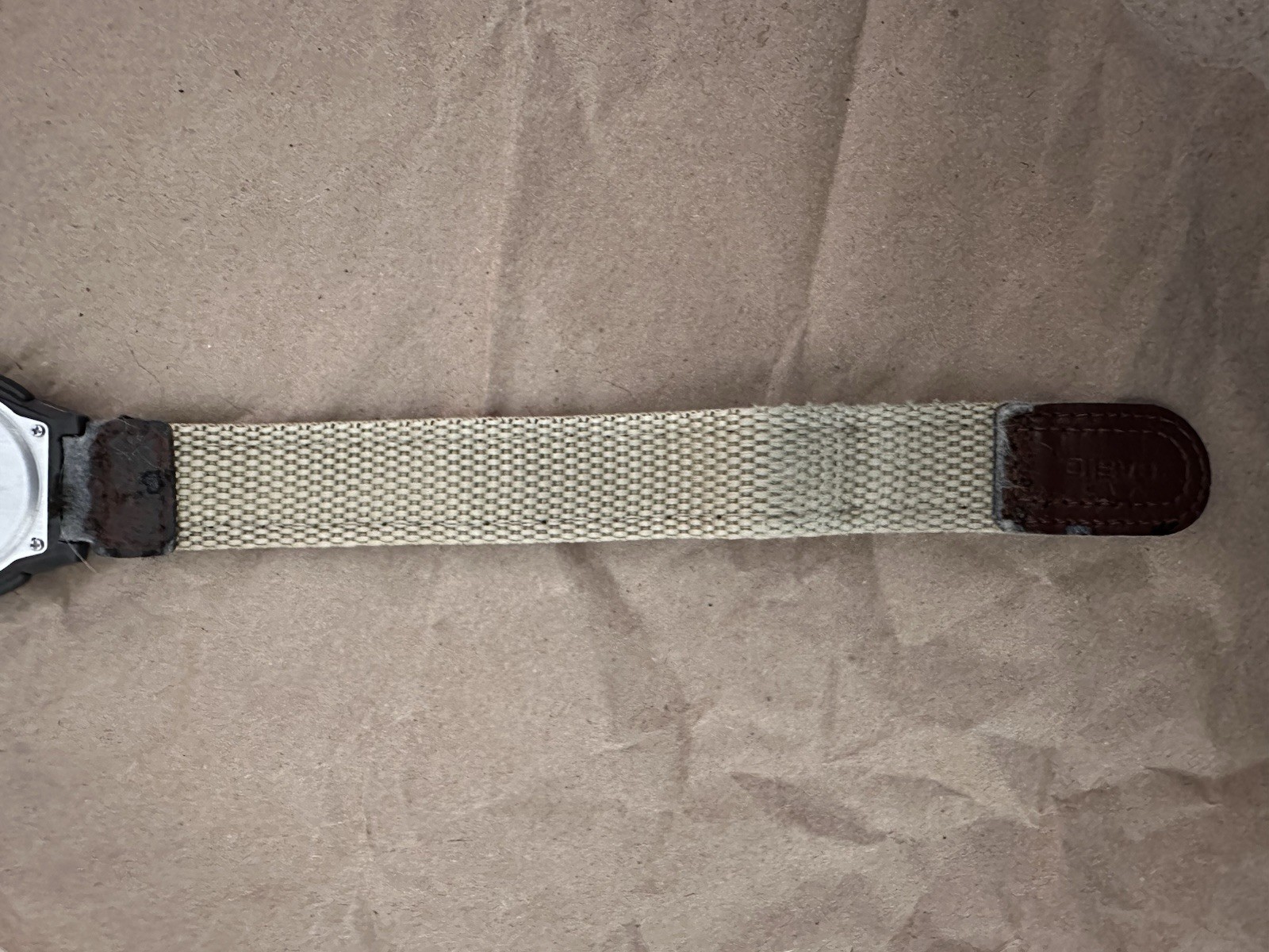 Casio Forester AQ-180 Analog/Digital Beige Nylon
