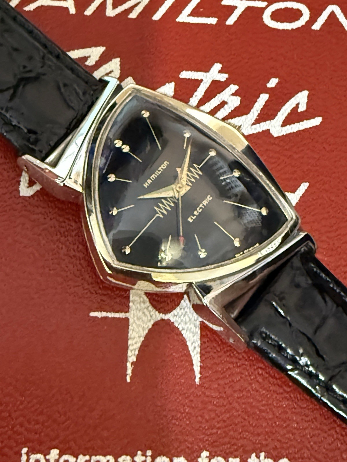 Hamilton Electric Pacer Watch-Early Caliber 500-Serviced-Warranty-VENTURA DIAL