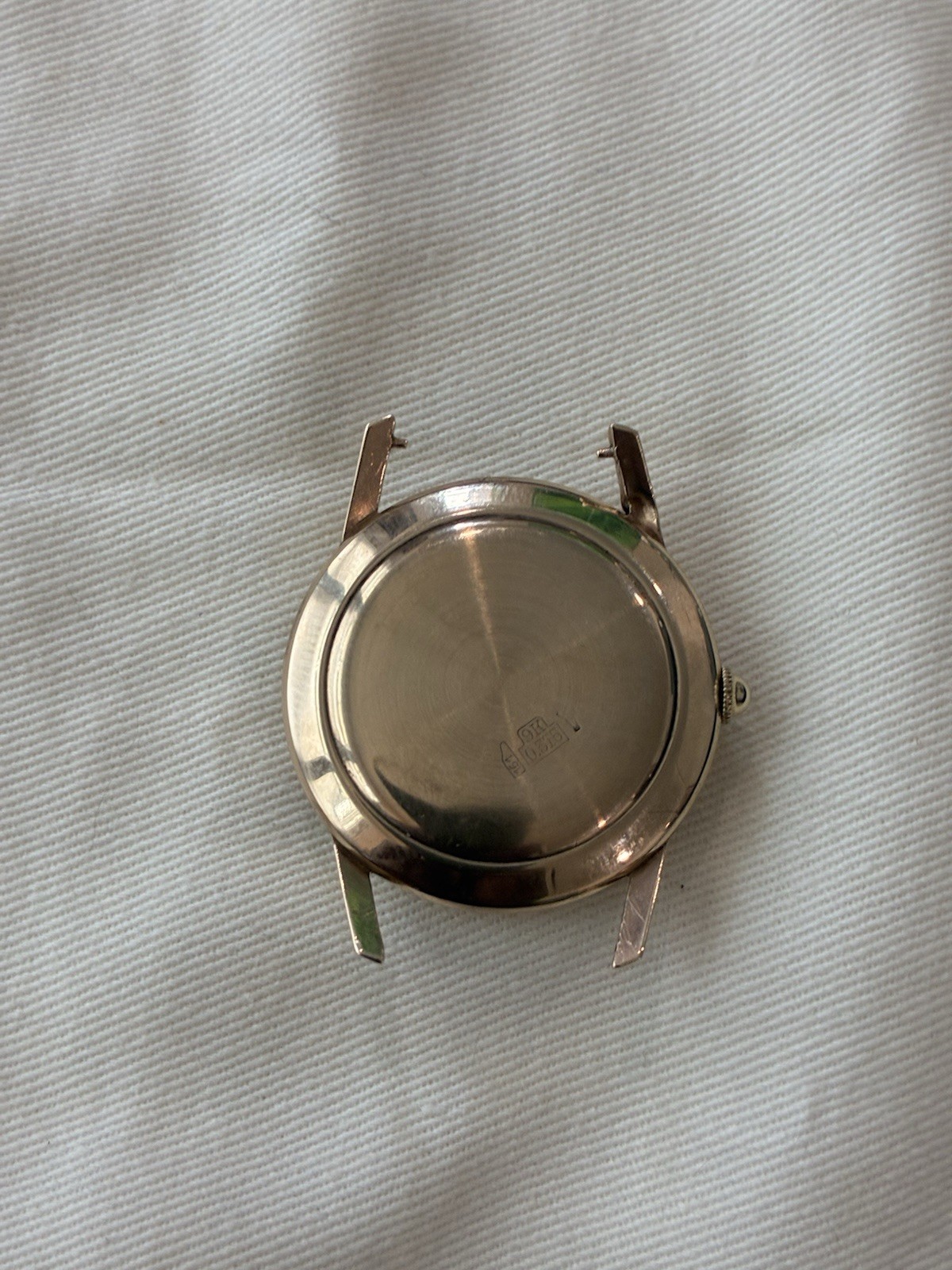 Tiffany & Co 9k Gold Vintage Automatic Watch Leather Band Potentially 1950s