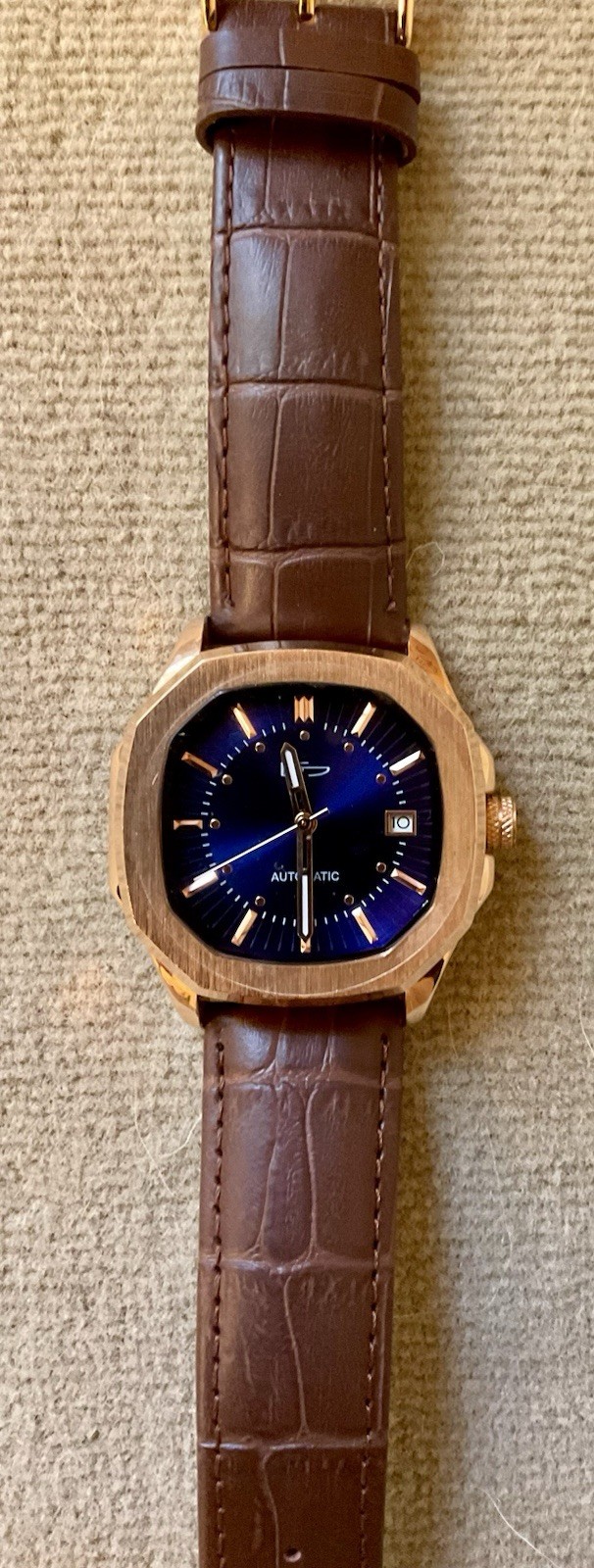 Daniel Steiger Monument 9329 R-M Automatic Men’s Watch Blue Sunray Dial