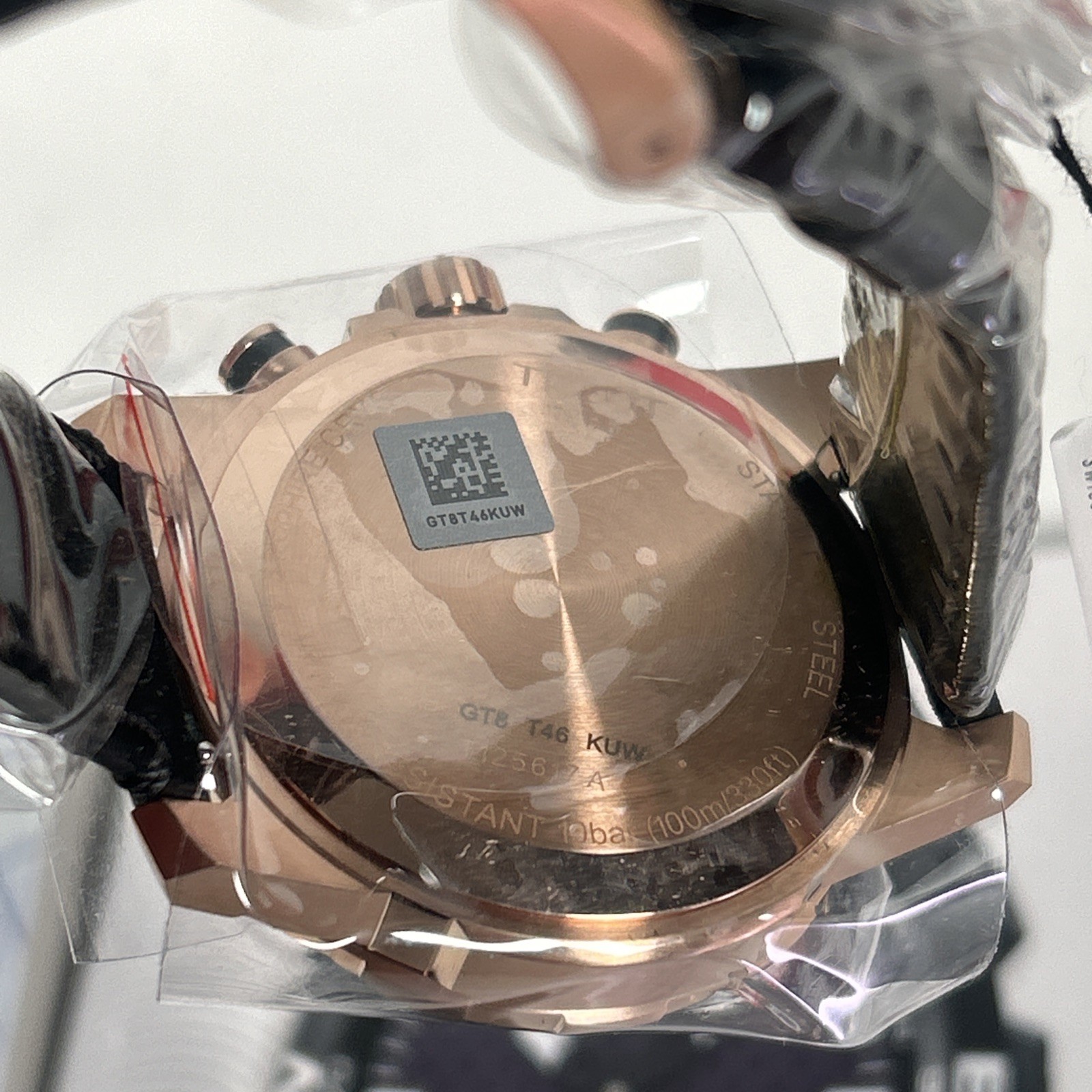 Tissot Supersport Chrono Black & Rose Gold Men’s 45.5 mm Watch T1256173605100