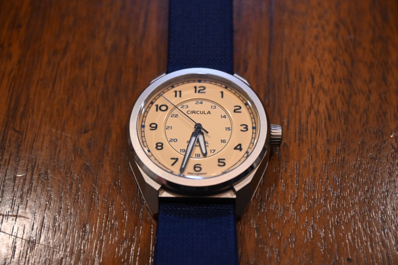 Circula Pro-Trail Sand, pre-owned with original box, papers, strap.