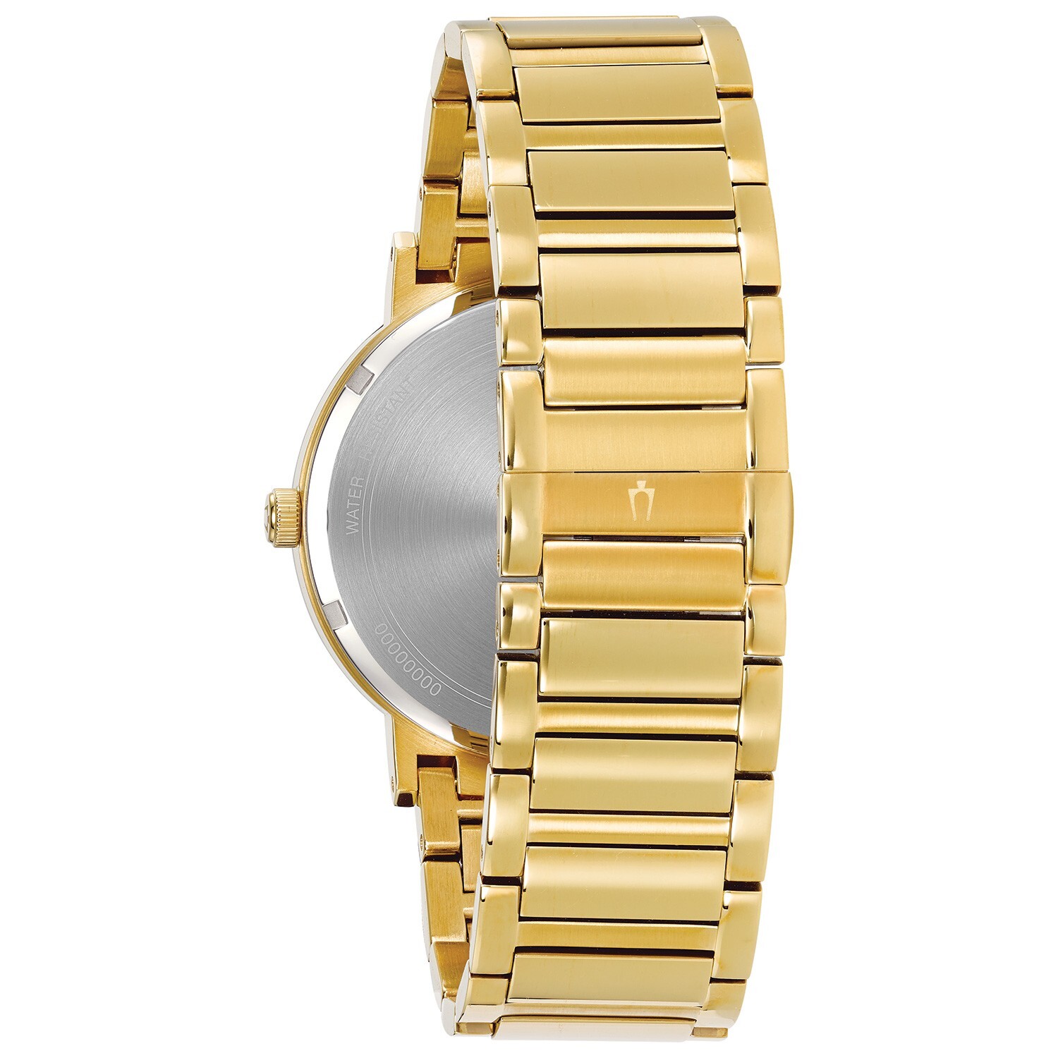 Bulova Men’s Modern Quartz Calendar Gold Stainless Steel Watch 42 MM 97D116