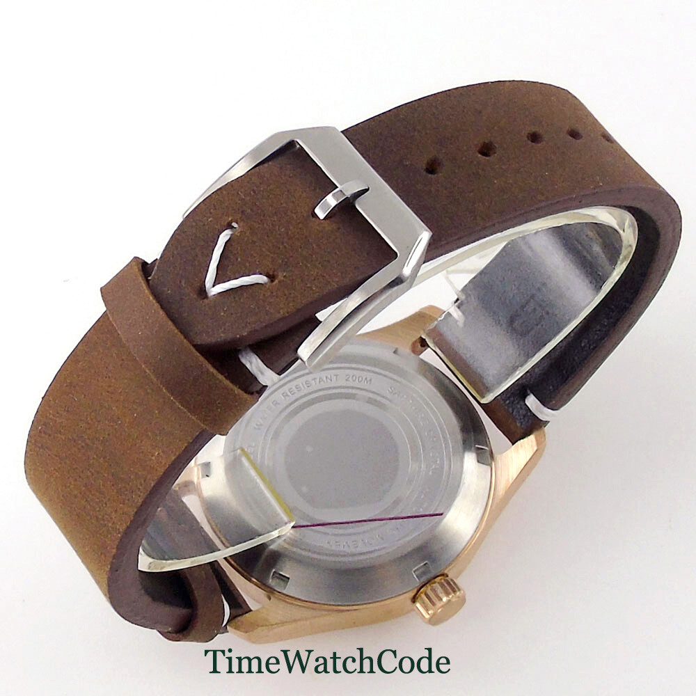 39mm Diver Automatic Men’s Watch Solid Bronze CUSN8 NH35A PT5000 Sapphire Glass