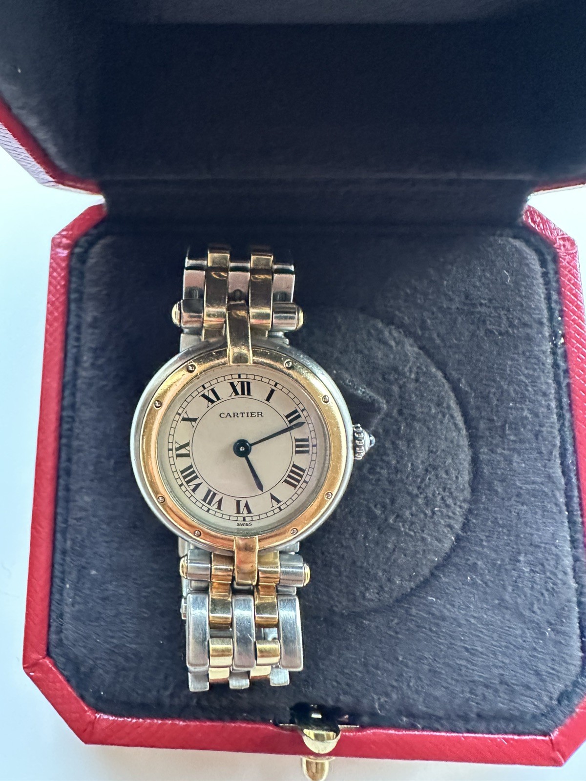 Cartier Panthere Vendome Small Vintage watch stainless steel 18k gold 12851