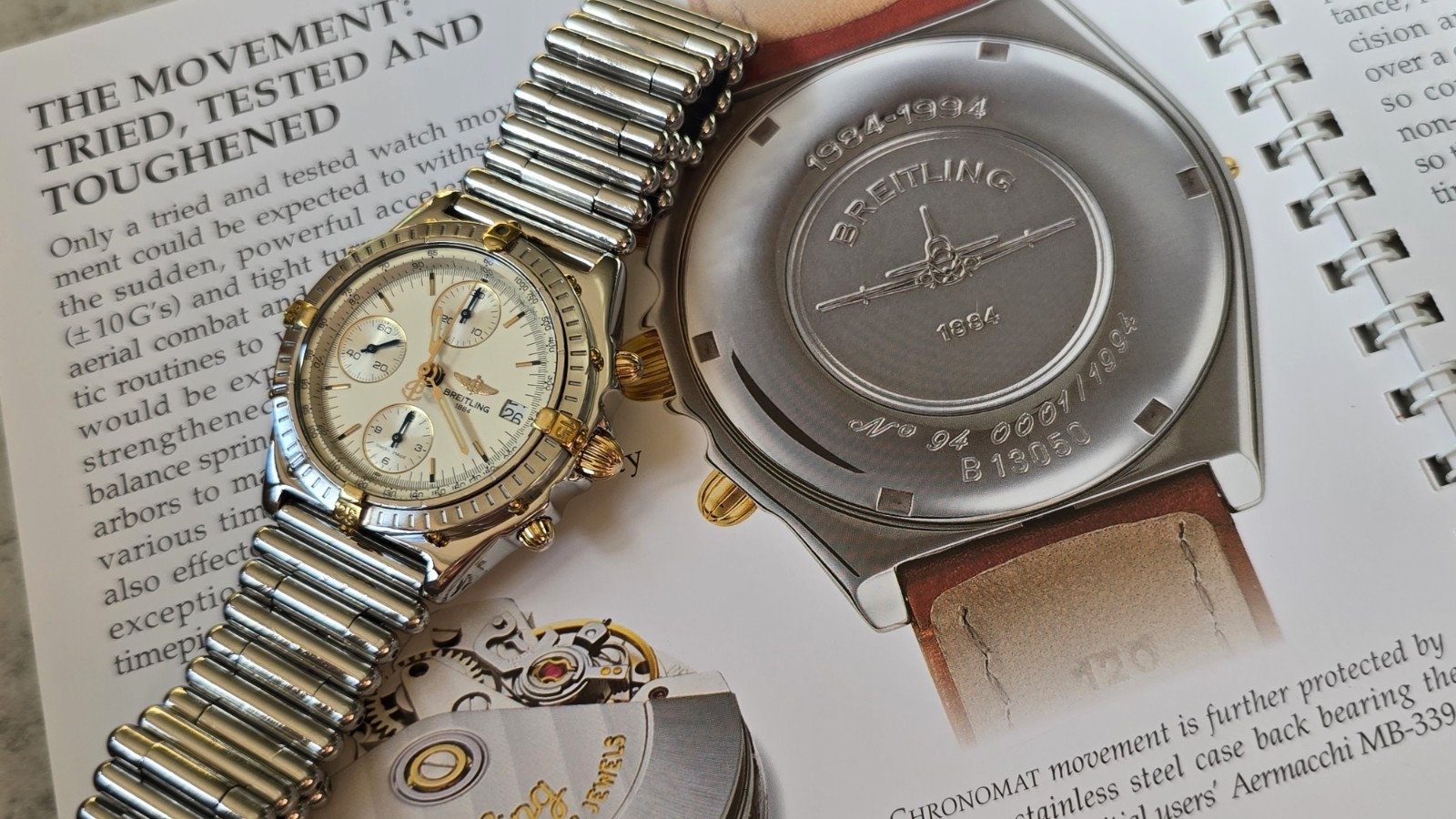 Limited Edition Breitling Chronomat, Rouleaux Bracelet – Serviced, Full Set!
