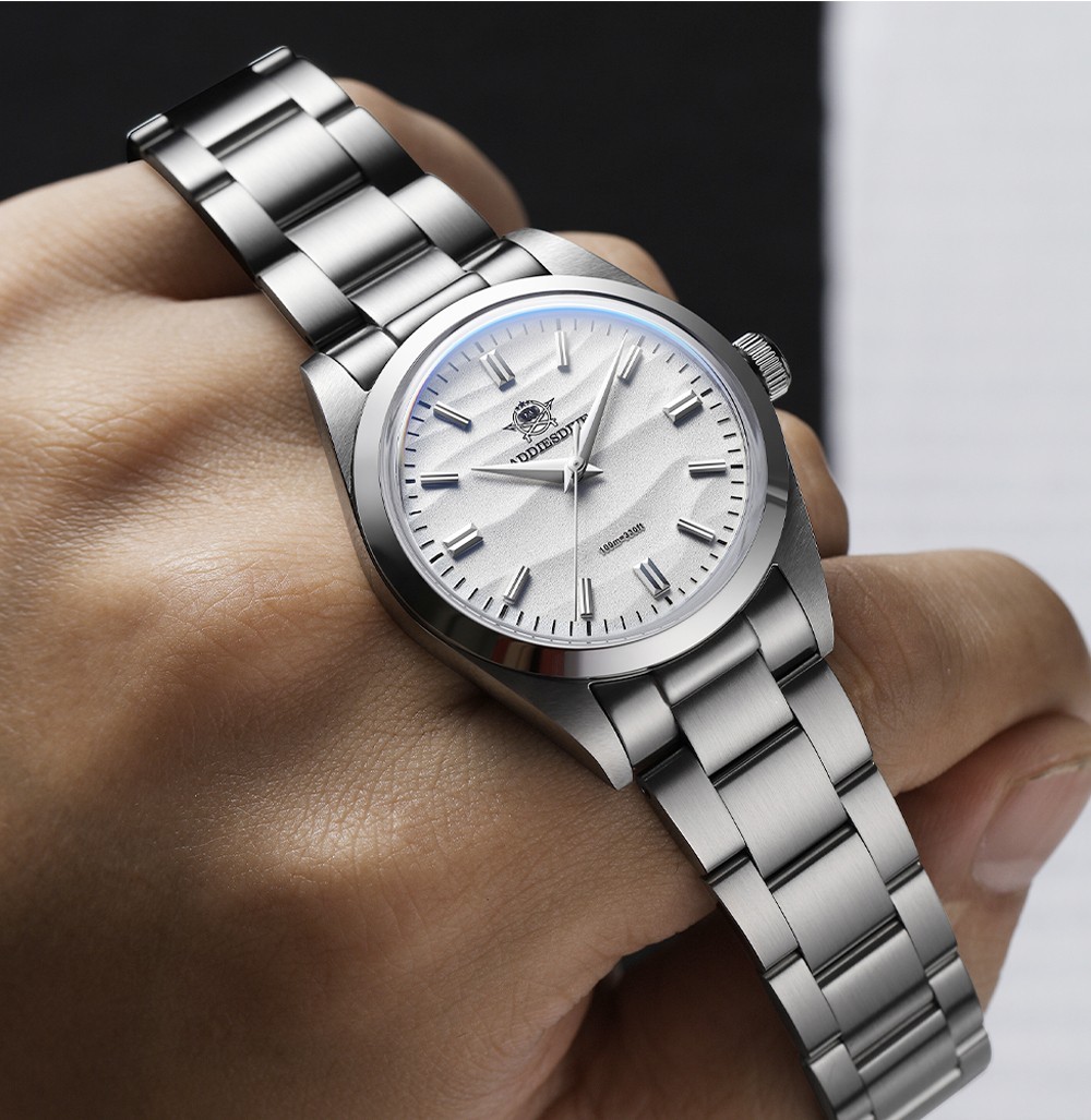 ADDIESDIVE AD2030 Men’s Quartz Watch 36mm VH31 Sweep Seconds 100M Stainless Stel