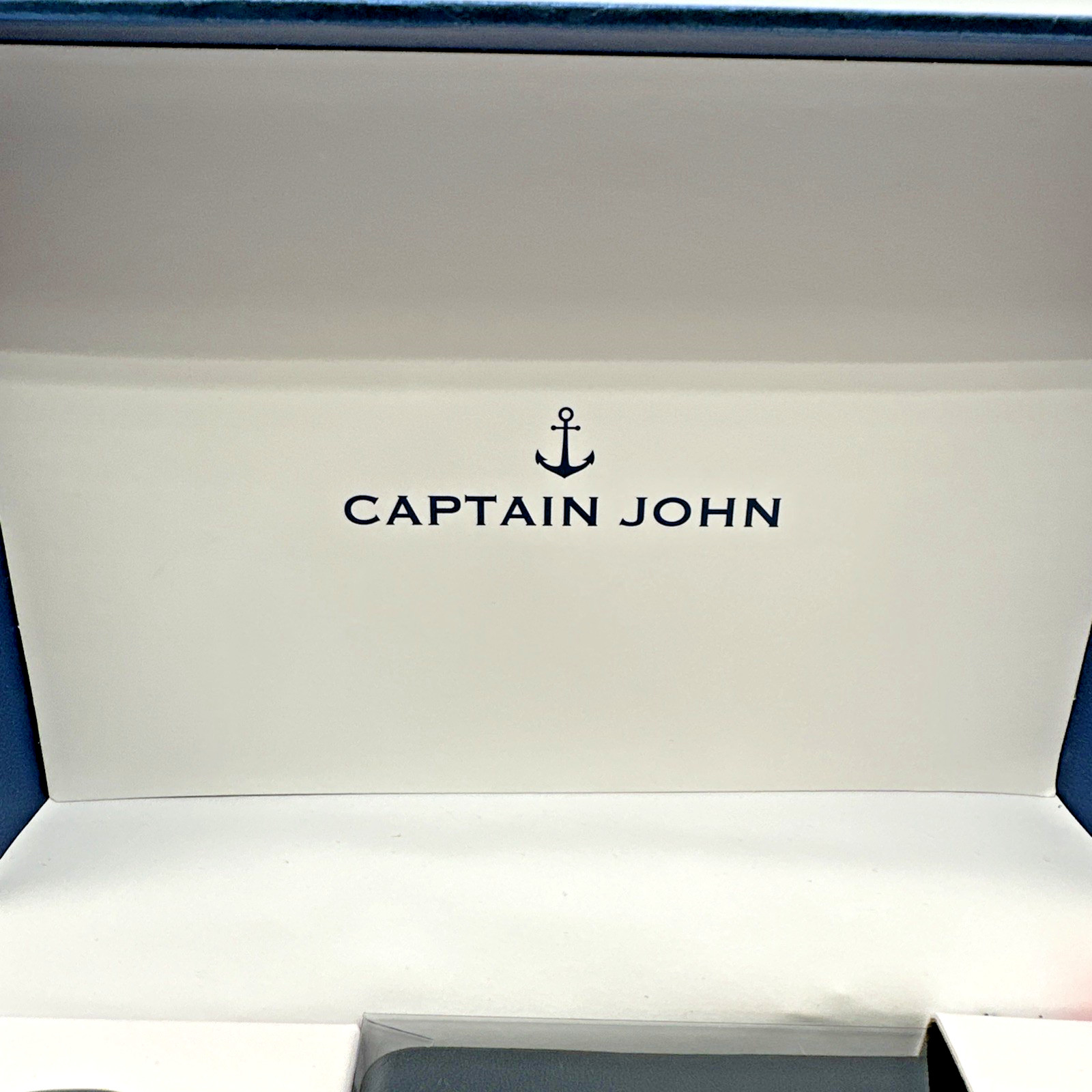 Captain John Nautical Anchor Mens Watch Wallet Keychain Gift Set New in Box NIB