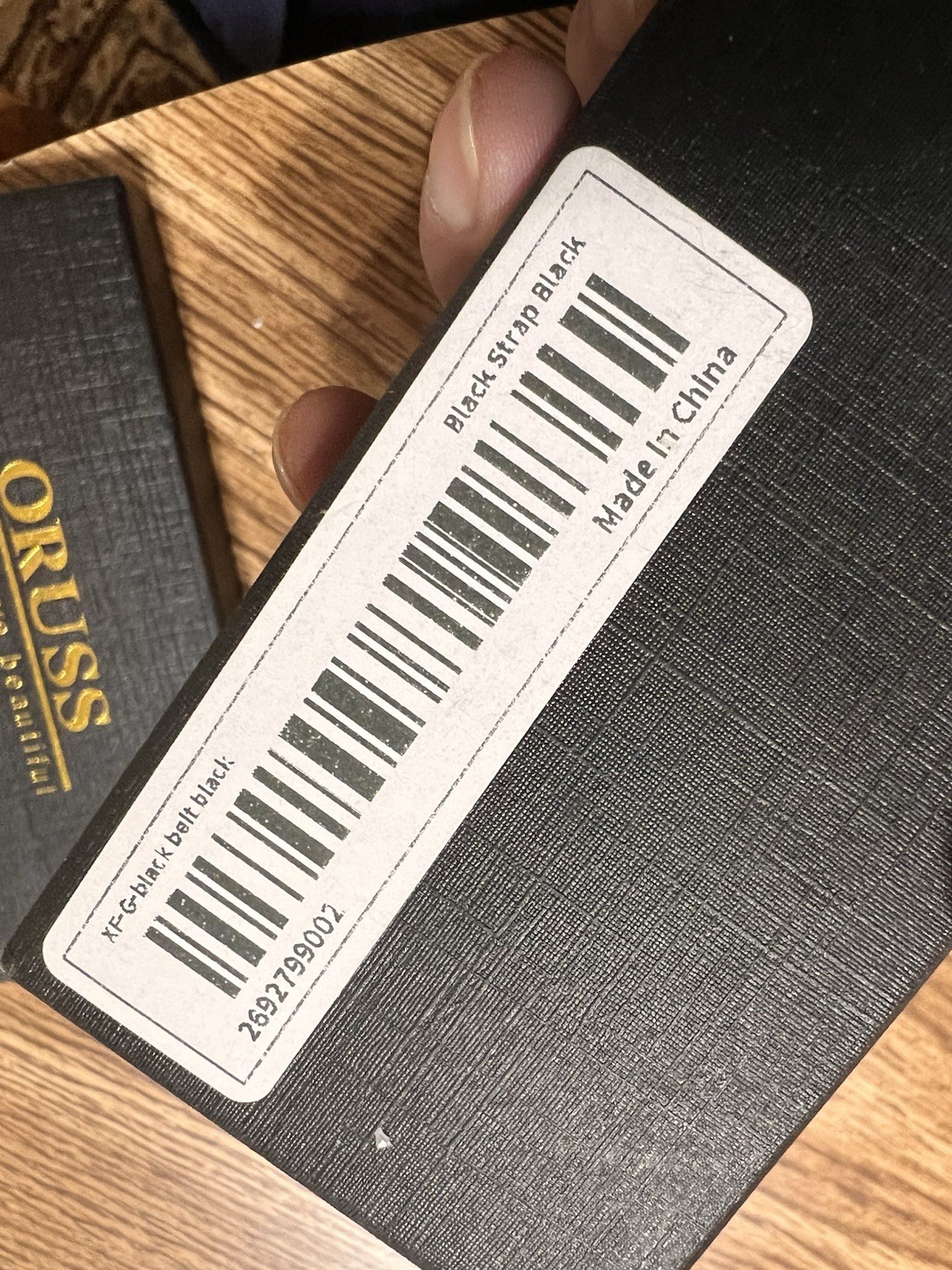 Oruss Men’s Fashion Quartz Watch Stainless Steel Strap.