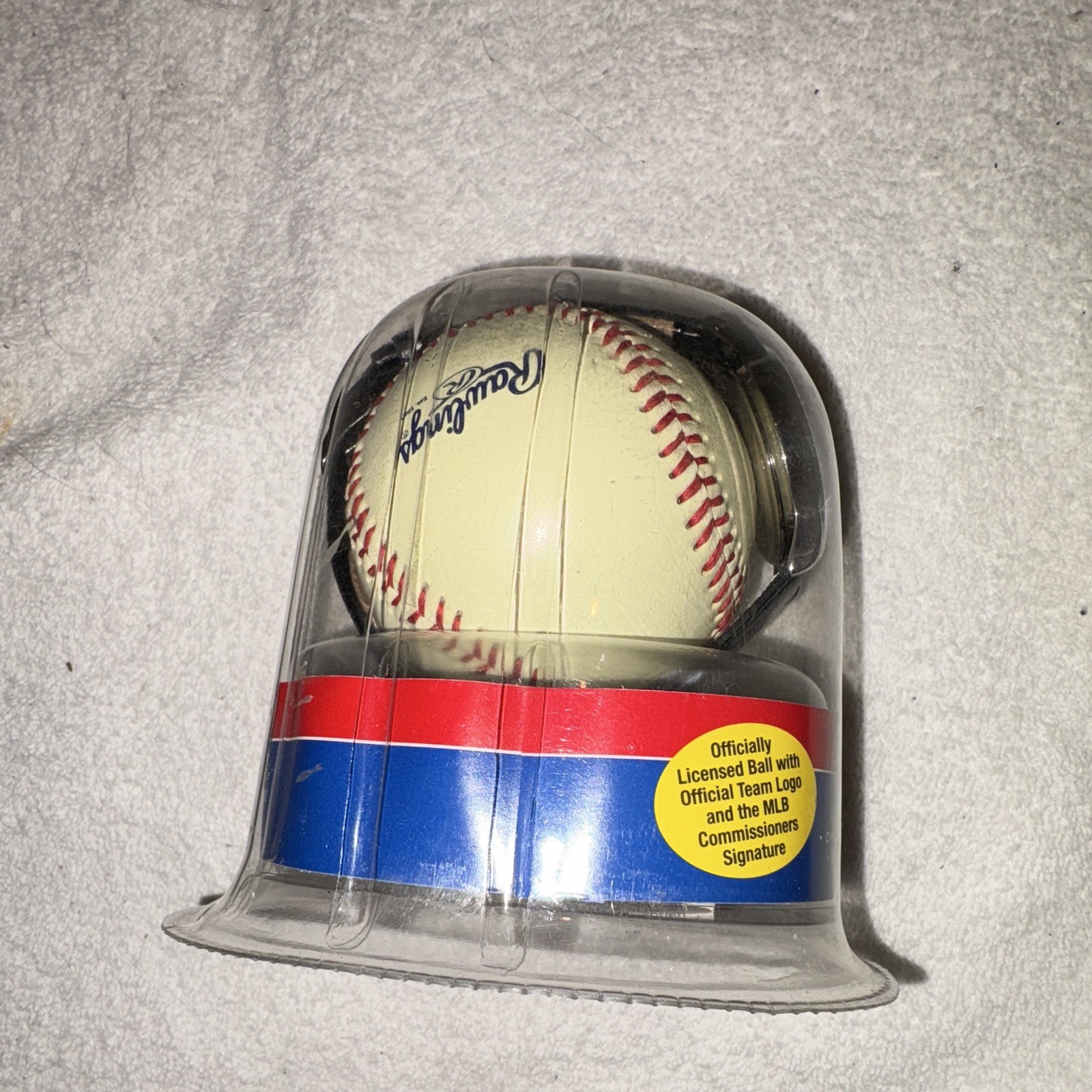 Game Time Chicago Cubs MLB Logo Quartz Analog Wristwatch Black Leather w/Box