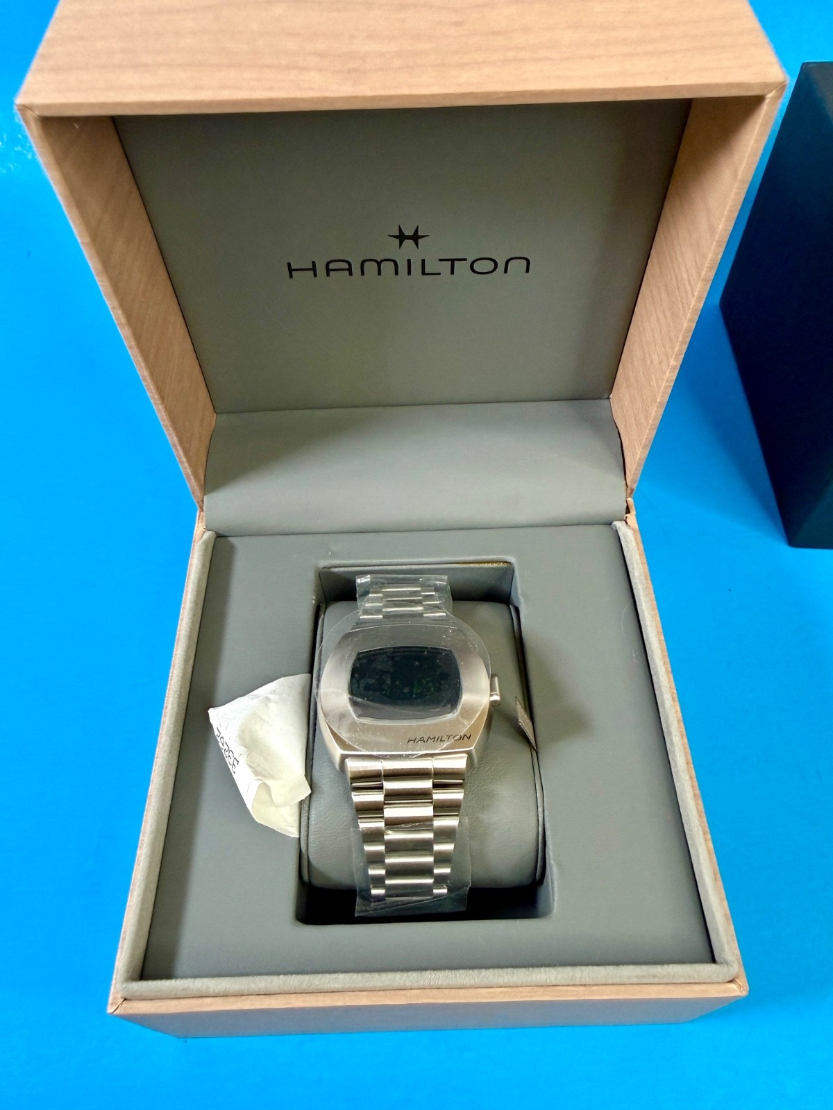 Hamilton Classic PSR Quartz Digital Black Dial GREEN Digit Men’s Watch H52414131