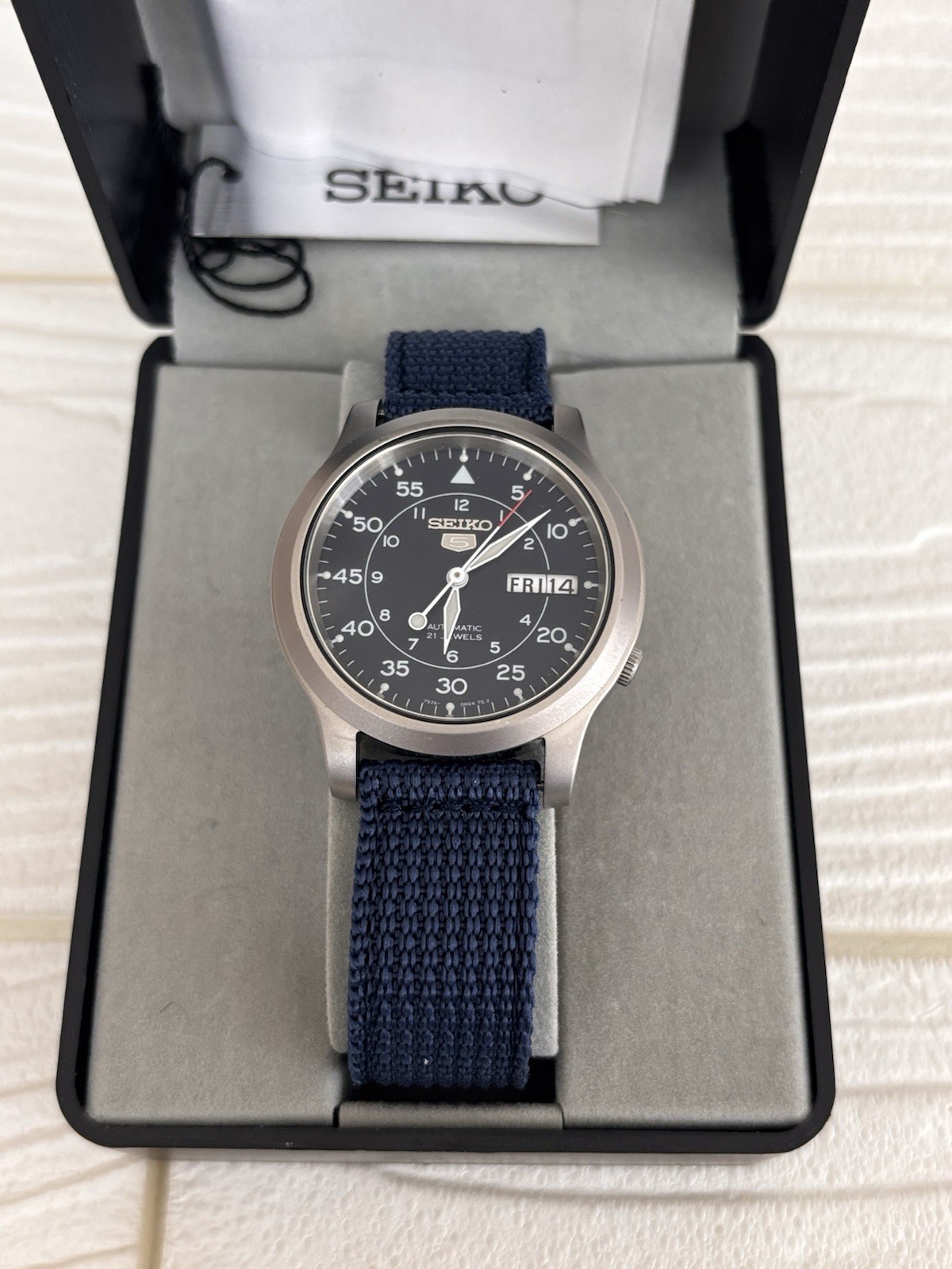 Seiko 5 Sports Blue Men’s Watch – SNK807K2 Analog Round New From Japan
