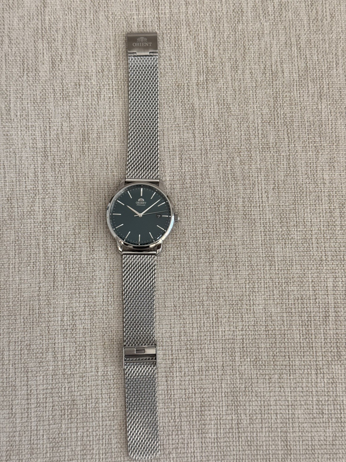 Orient Maestro Automatic Watch Green Dial Basic Date AC0E06E Made in Japan